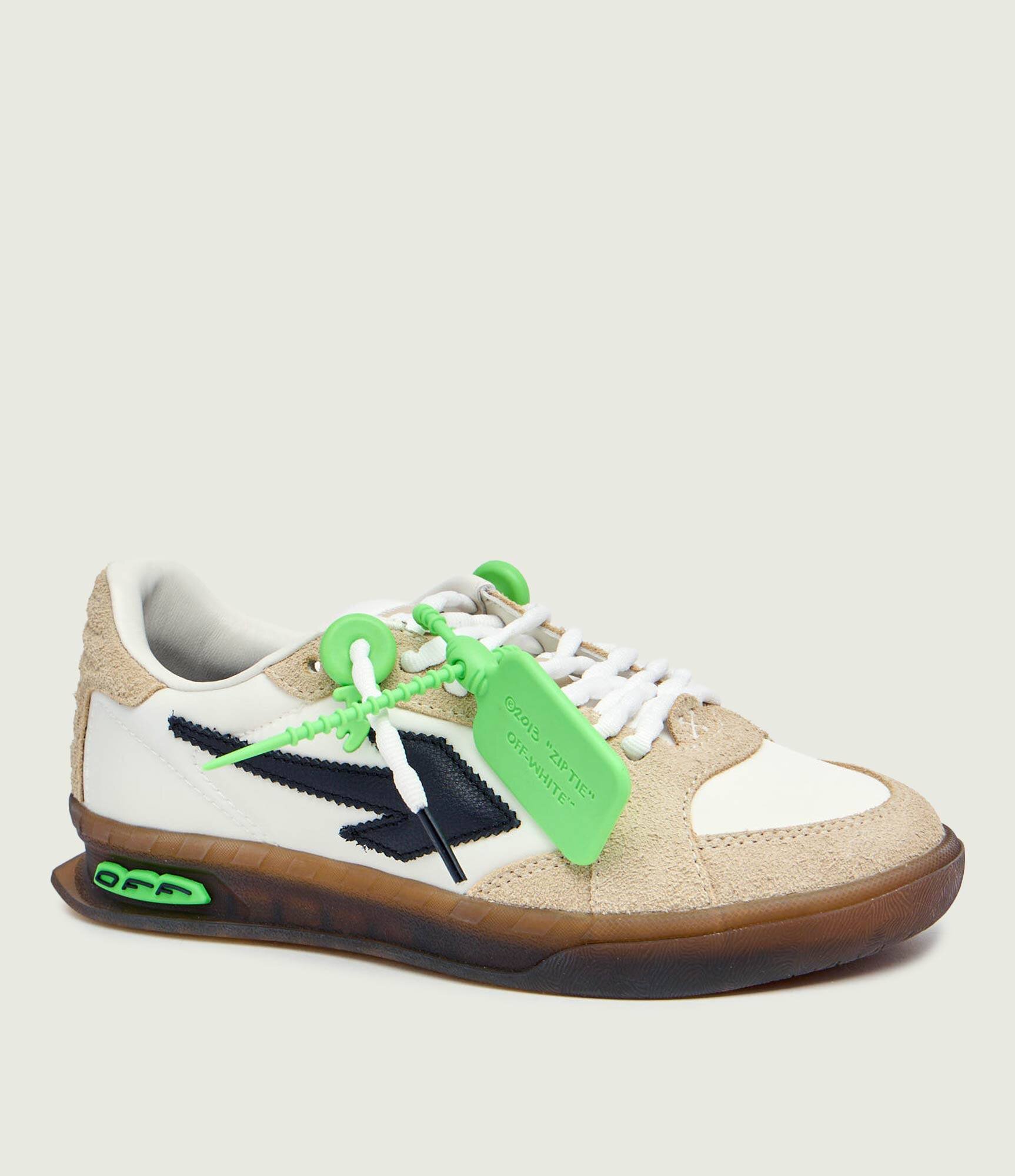 OFF-WHITE Teniși din piele W-END OF PLAY | piele întoarsă