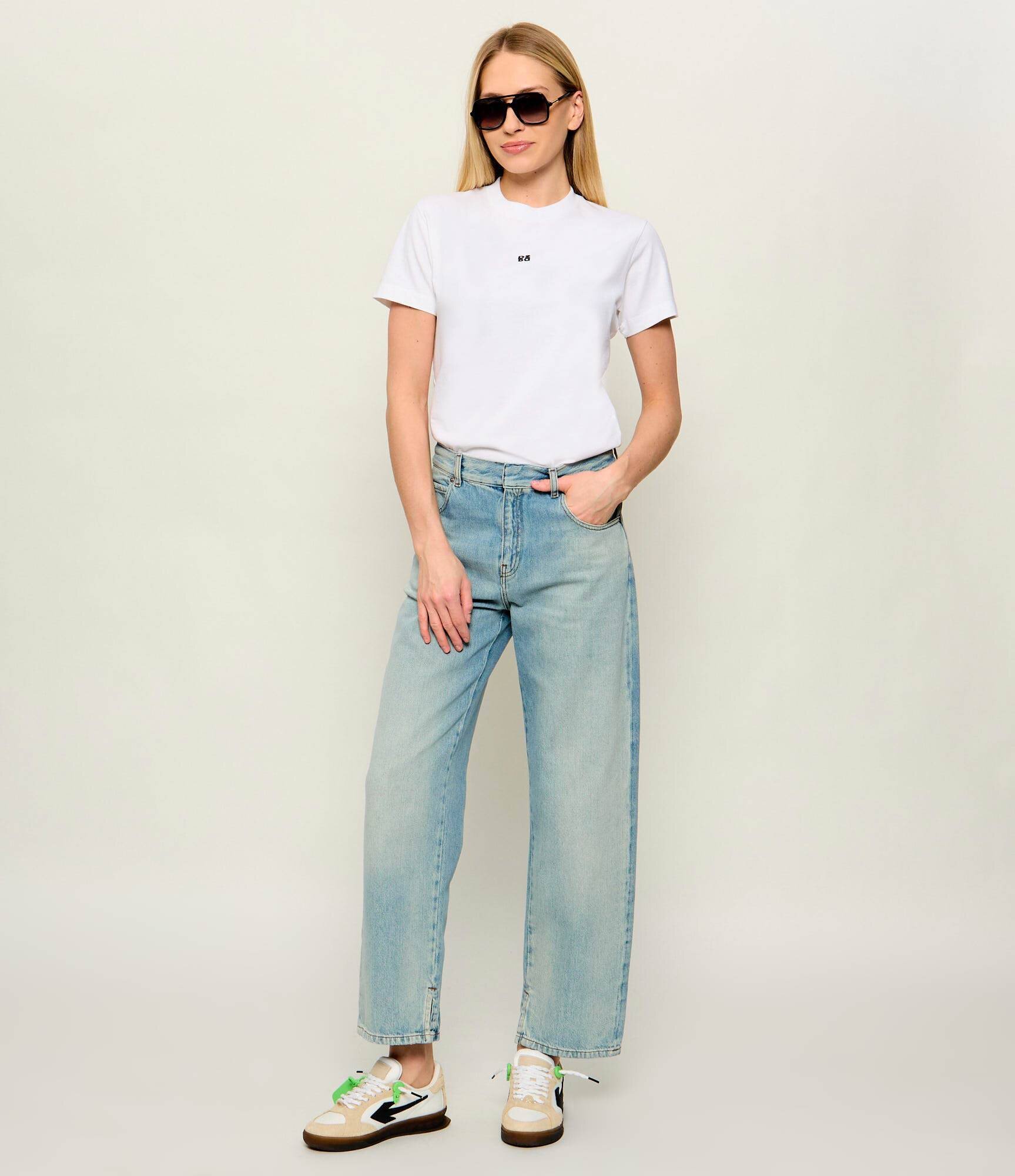OFF-WHITE Teniși din piele W-END OF PLAY | piele întoarsă