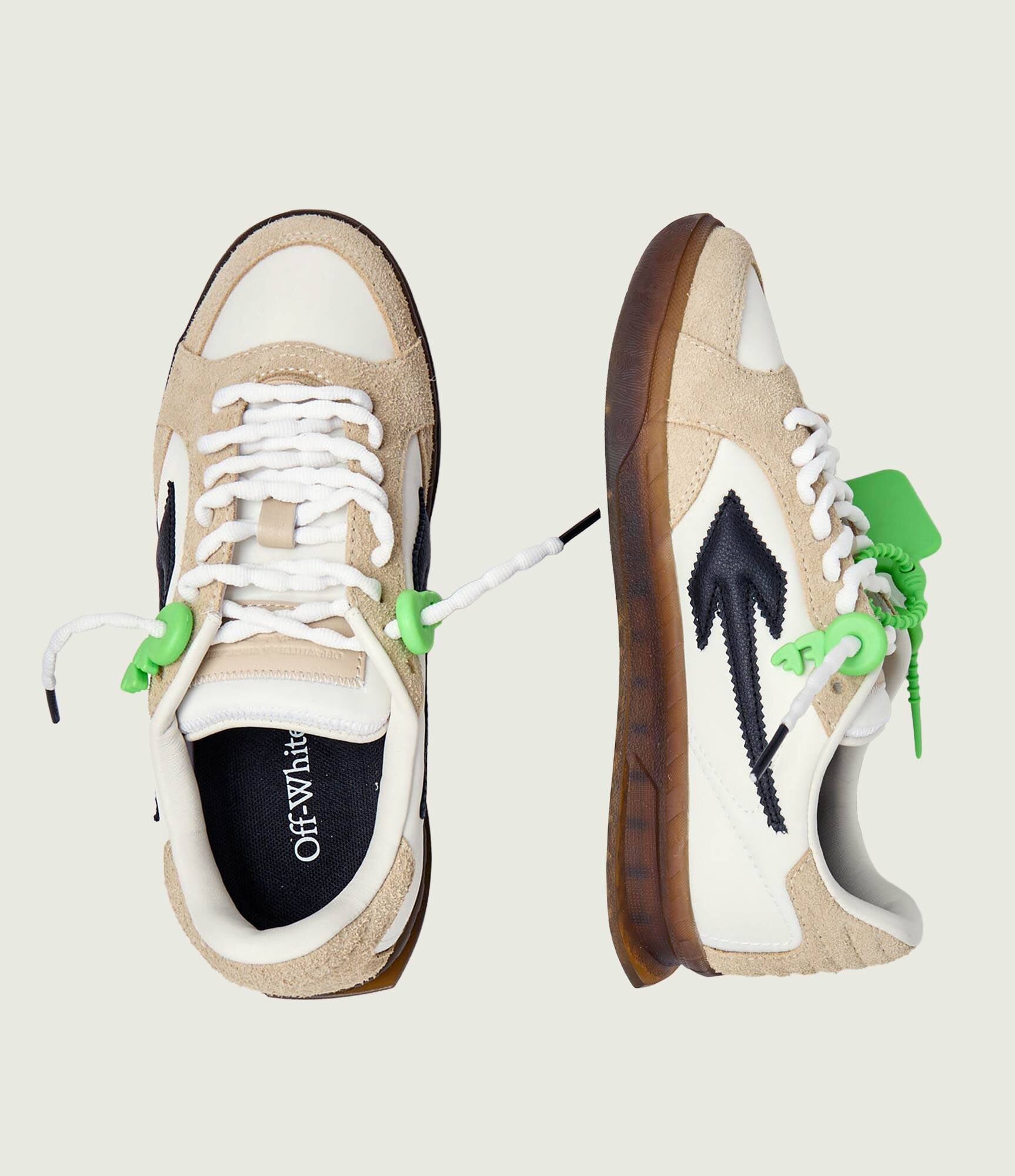OFF-WHITE Teniși din piele W-END OF PLAY | piele întoarsă