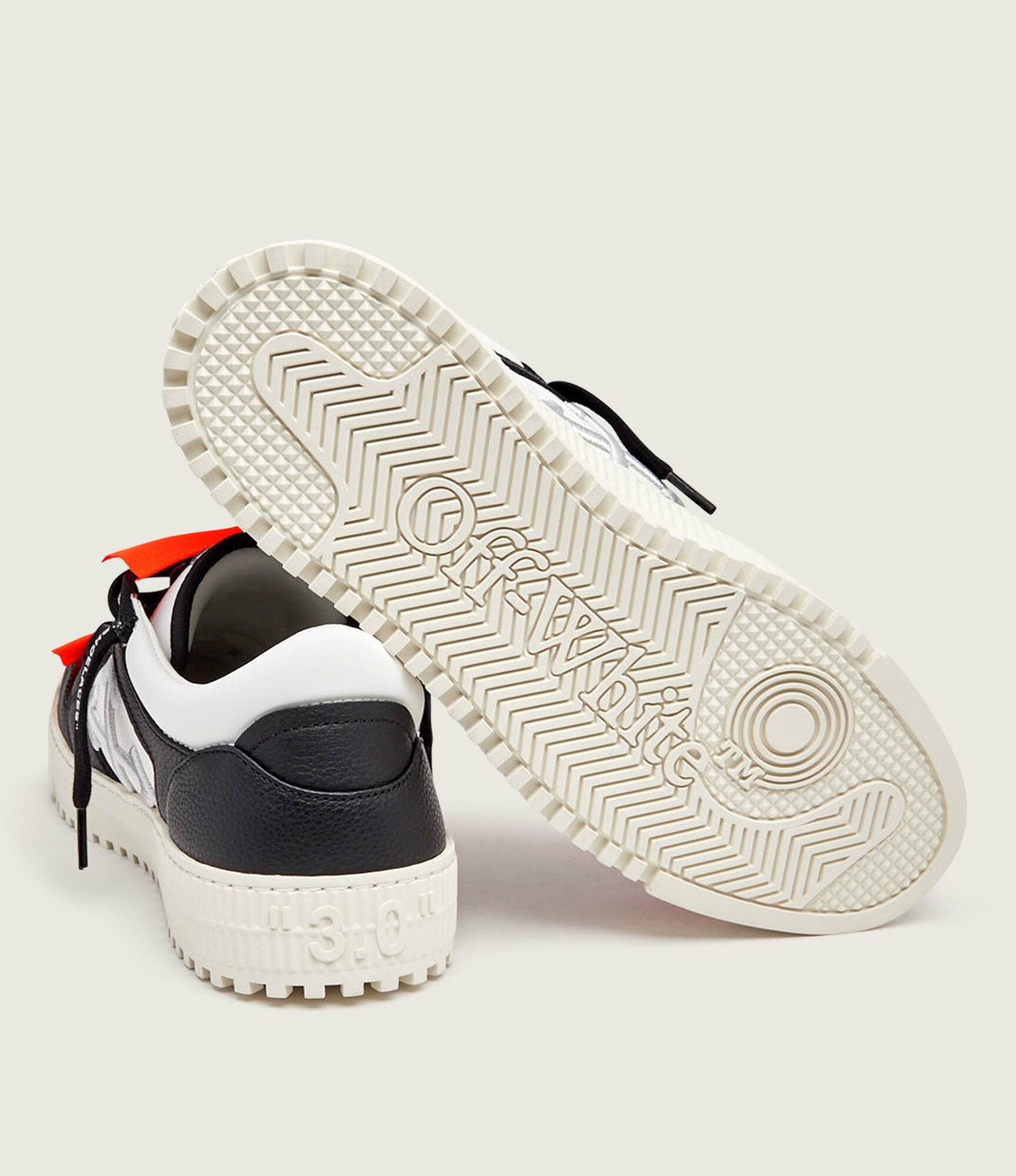 OFF-WHITE Teniși din piele W-Low top 3.0 Off Court