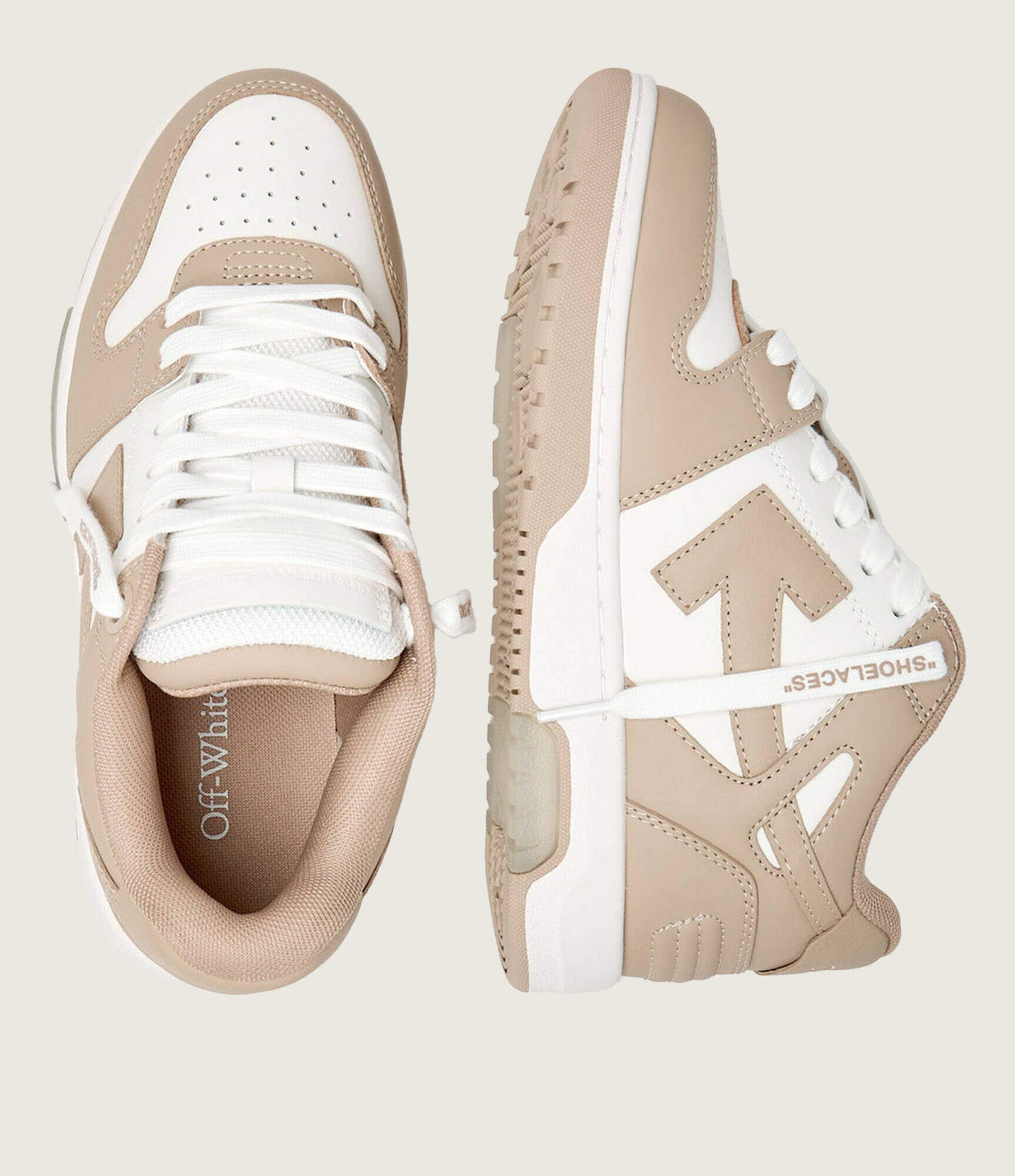 OFF-WHITE Teniși din piele W-Out Of Office