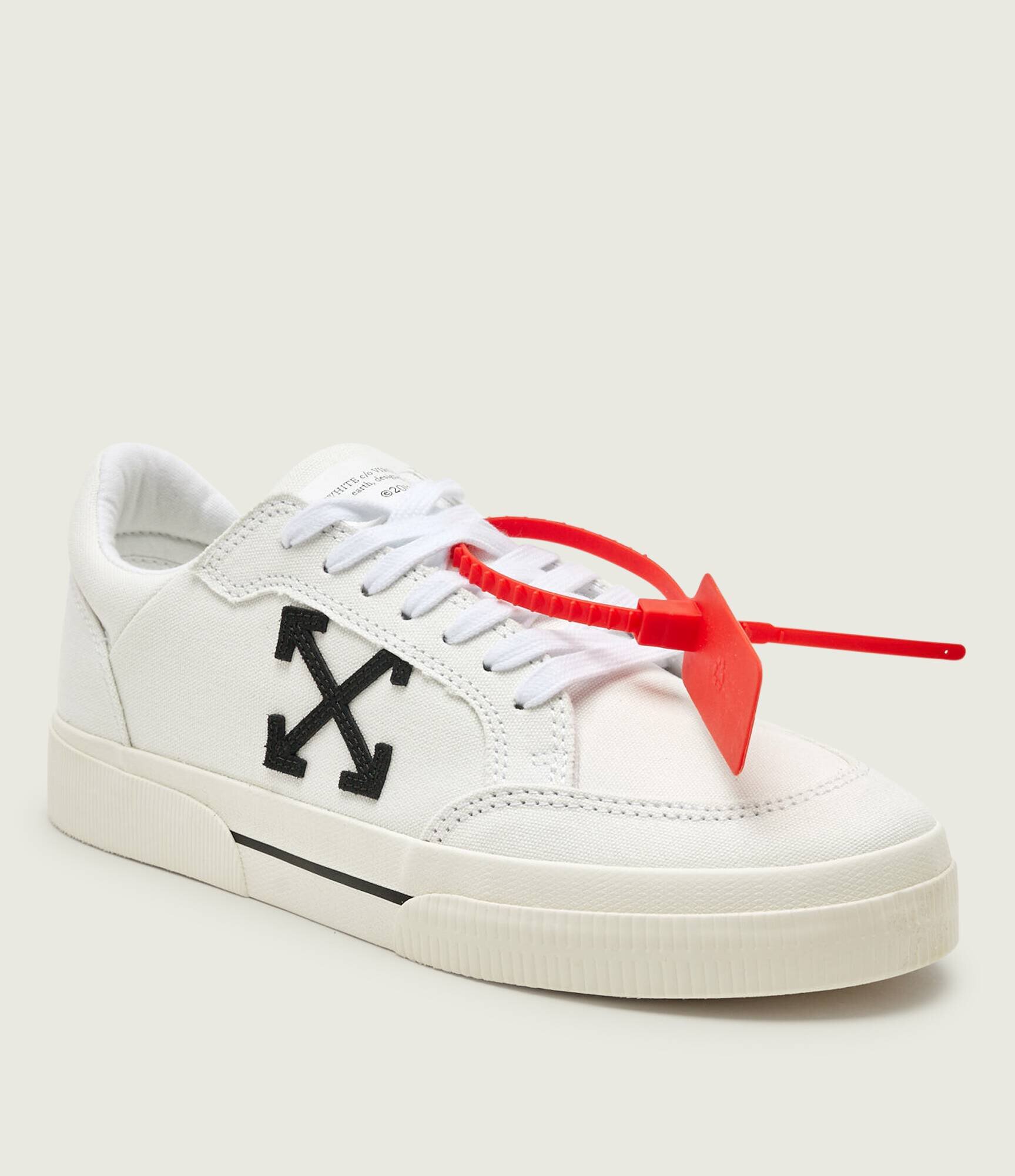 OFF-WHITE Teniși M-VULC LOW cu adaos de piele