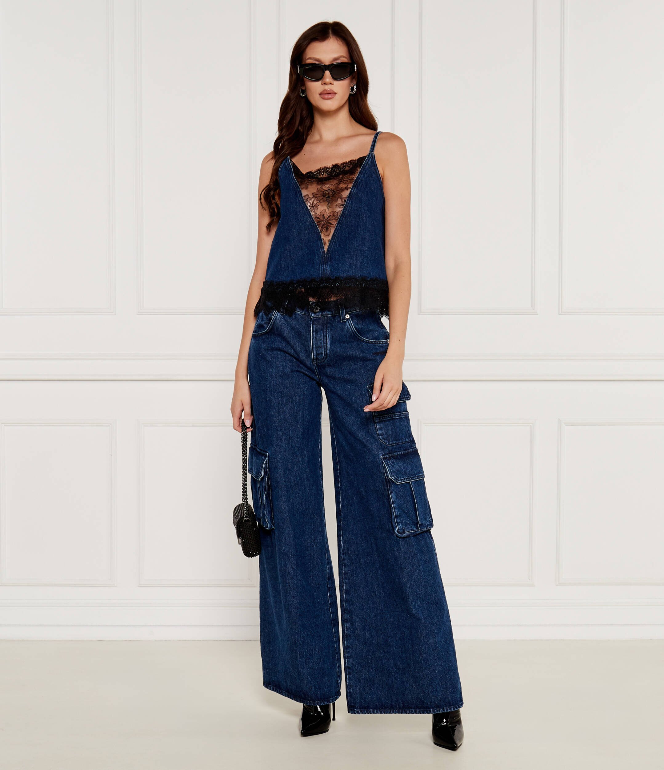 OFF-WHITE Top | Cropped Fit | denim