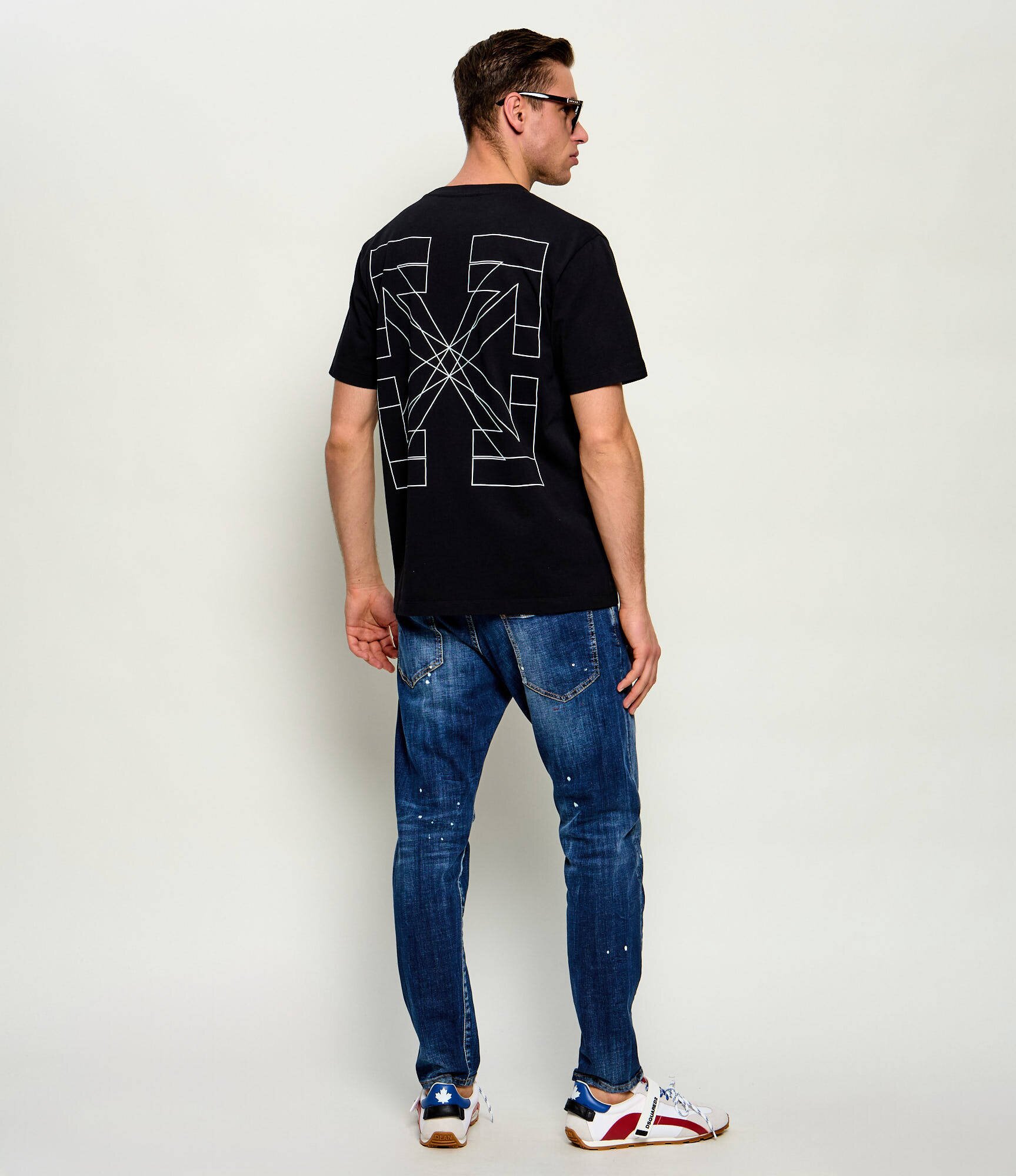 OFF-WHITE Tricou BIG DOUBLE ARROW | Slim Fit