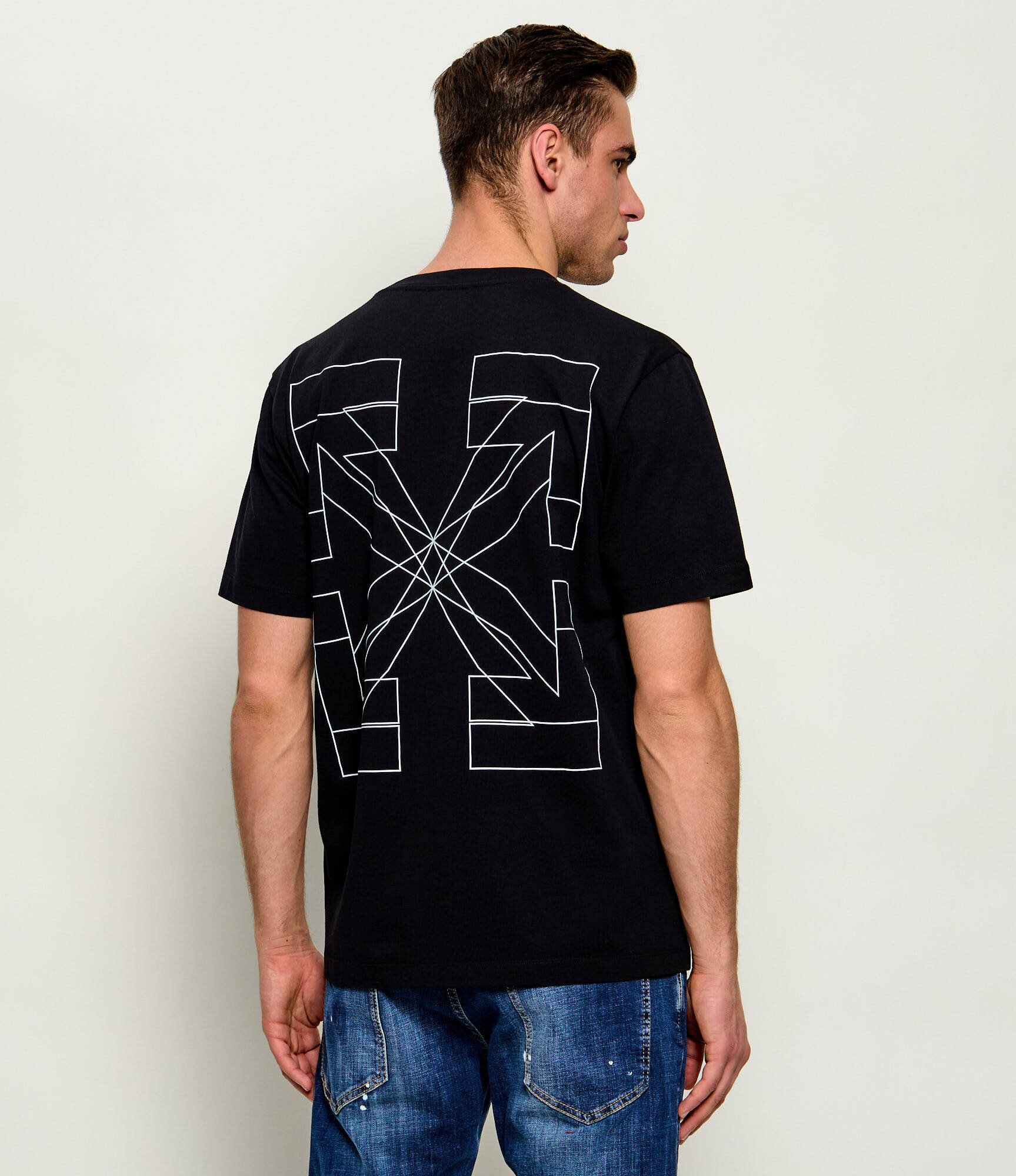 OFF-WHITE Tricou BIG DOUBLE ARROW | Slim Fit