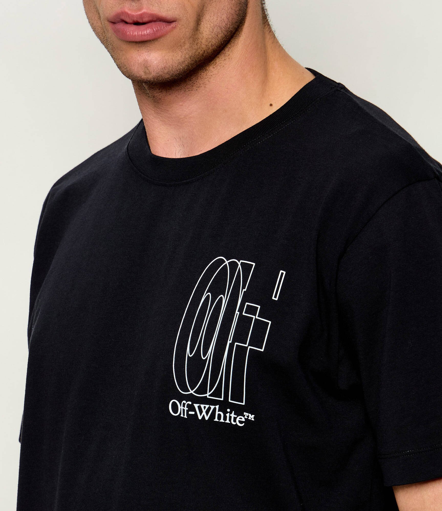 OFF-WHITE Tricou BIG DOUBLE ARROW | Slim Fit