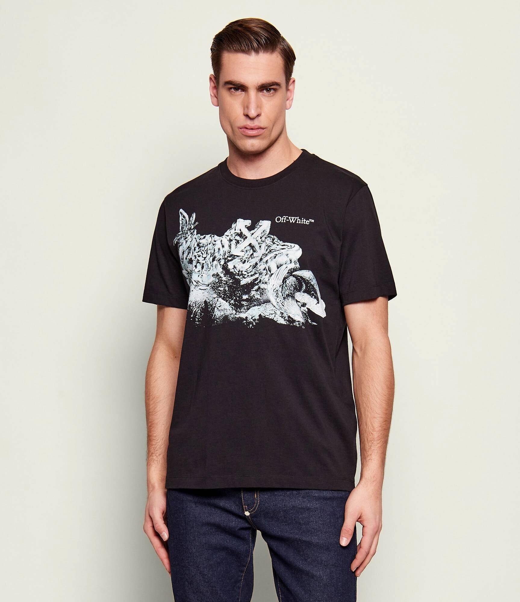 OFF-WHITE Tricou EAGLE ROCK | Slim Fit