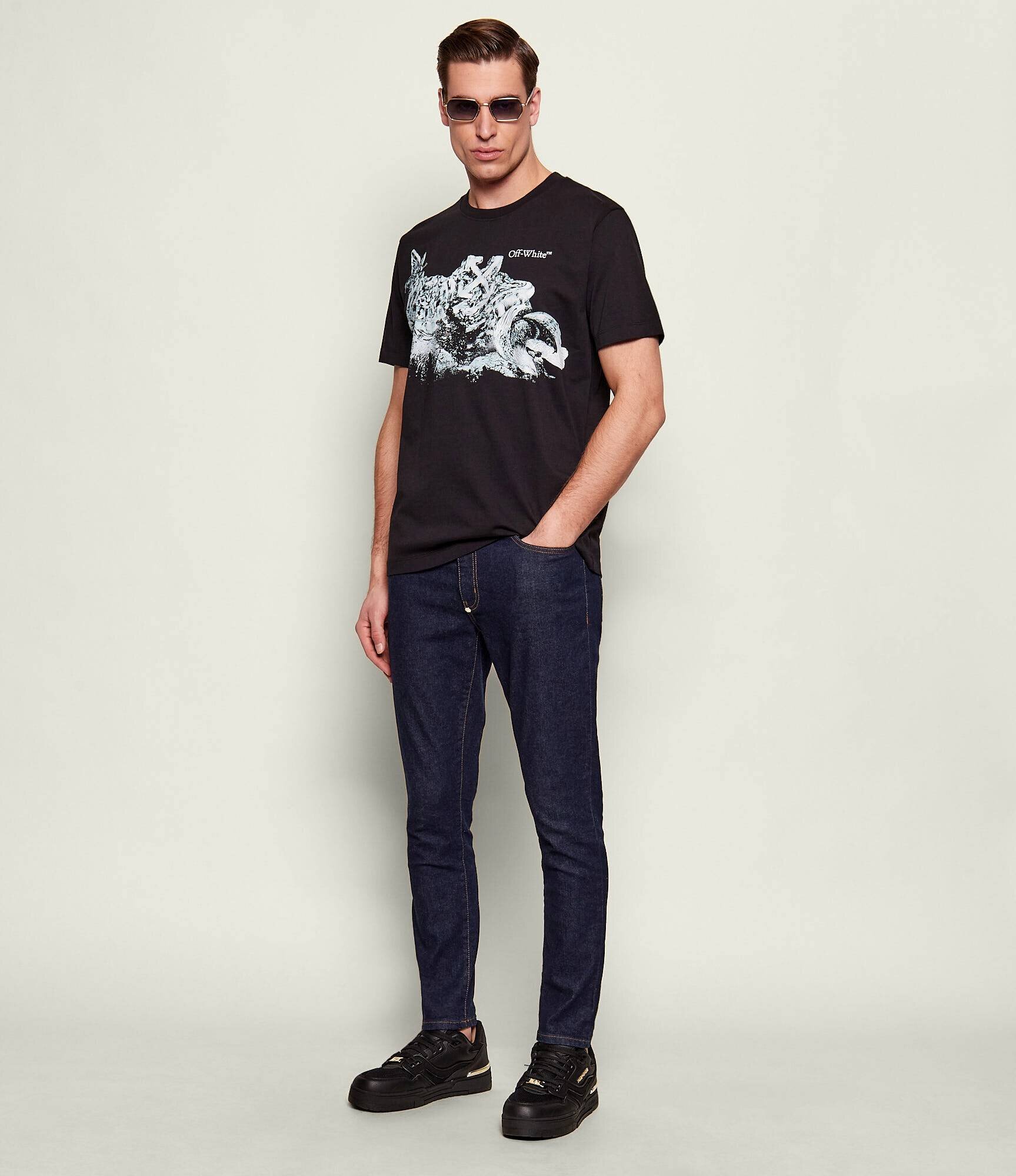 OFF-WHITE Tricou EAGLE ROCK | Slim Fit