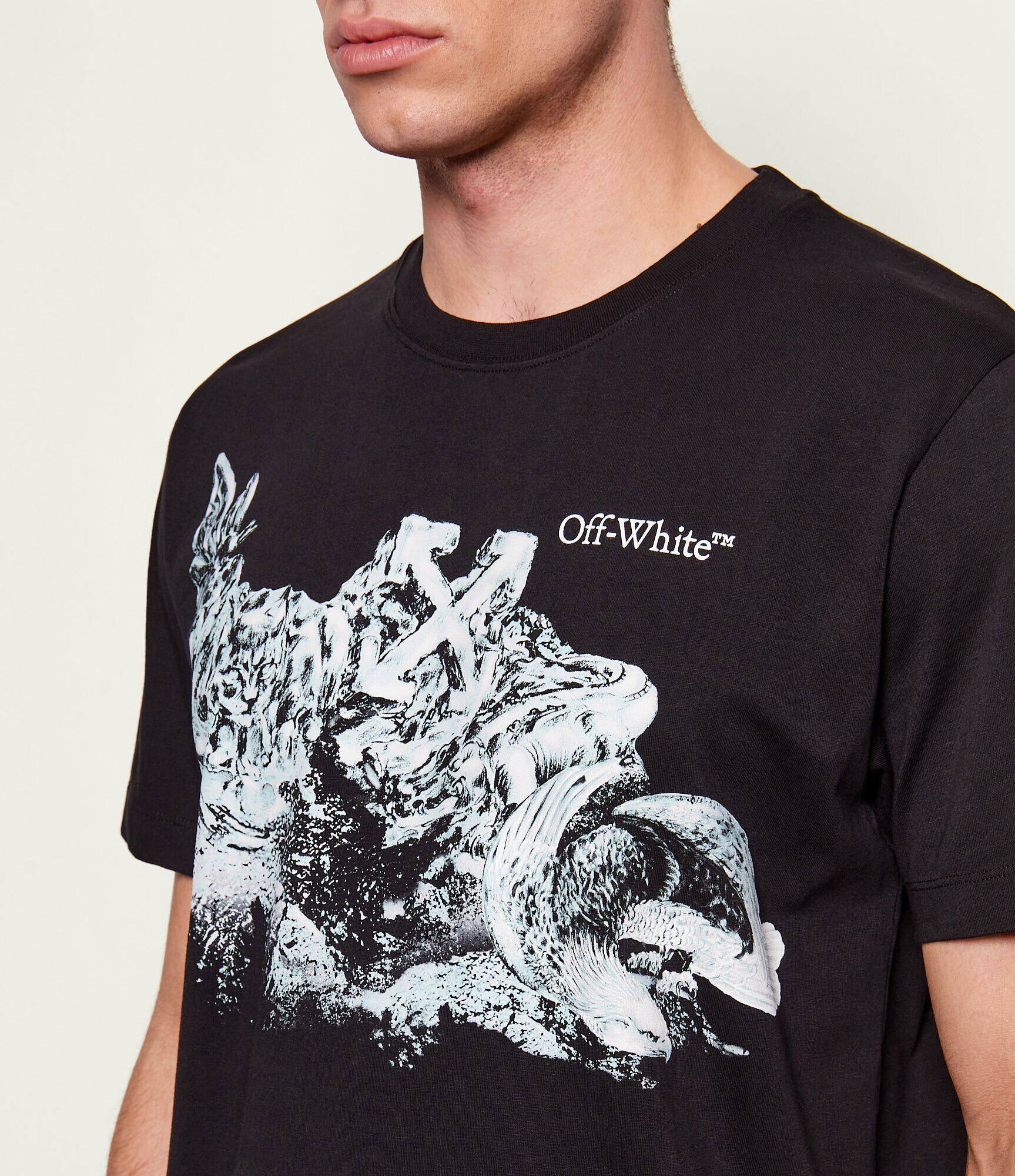 OFF-WHITE Tricou EAGLE ROCK | Slim Fit