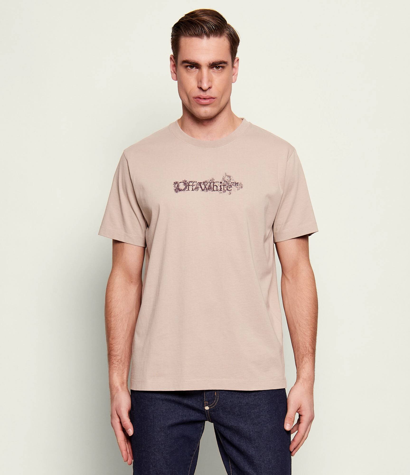 OFF-WHITE Tricou HERALDIC TRESHOLD ARROWS | Slim Fit