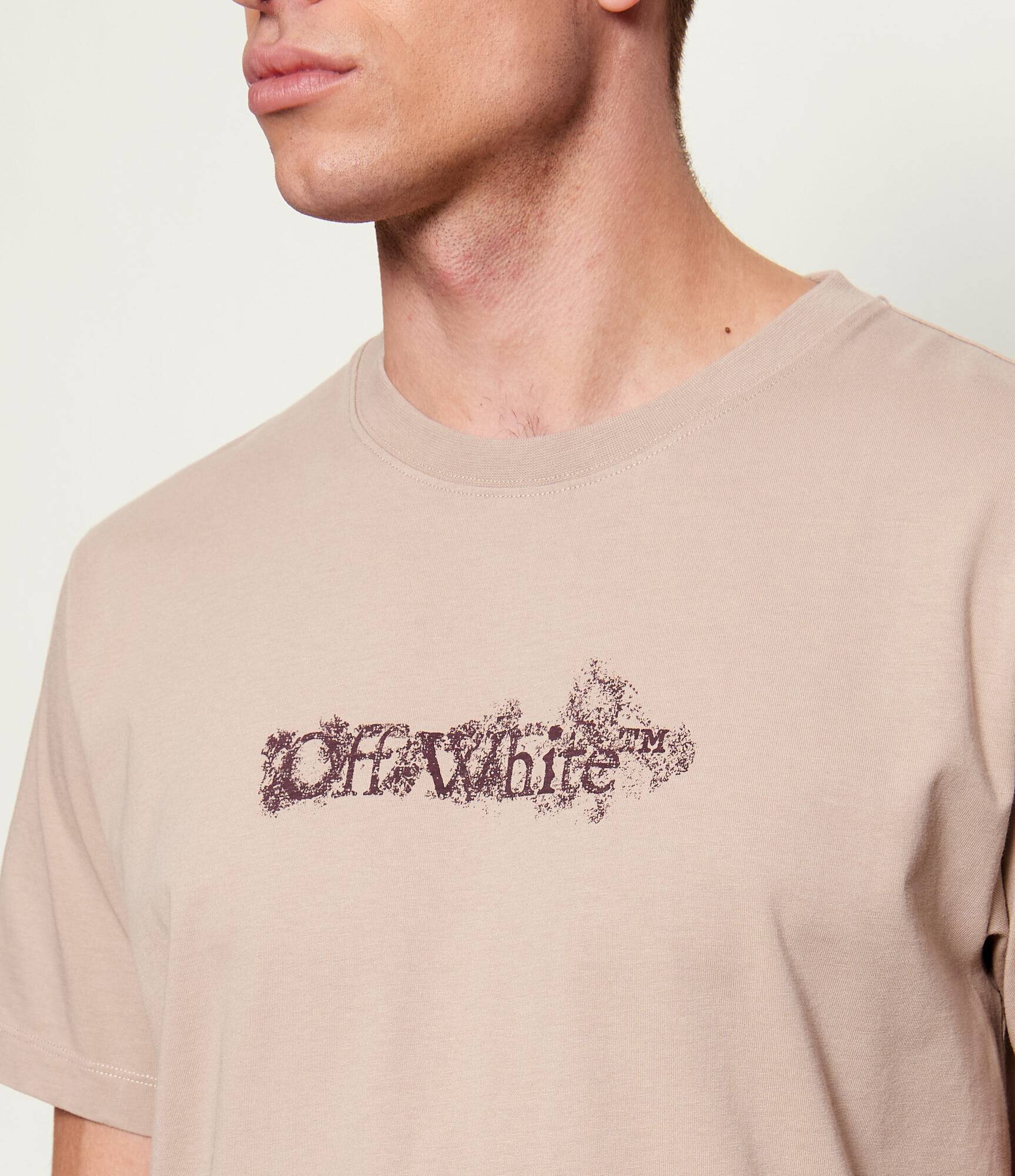 OFF-WHITE Tricou HERALDIC TRESHOLD ARROWS | Slim Fit