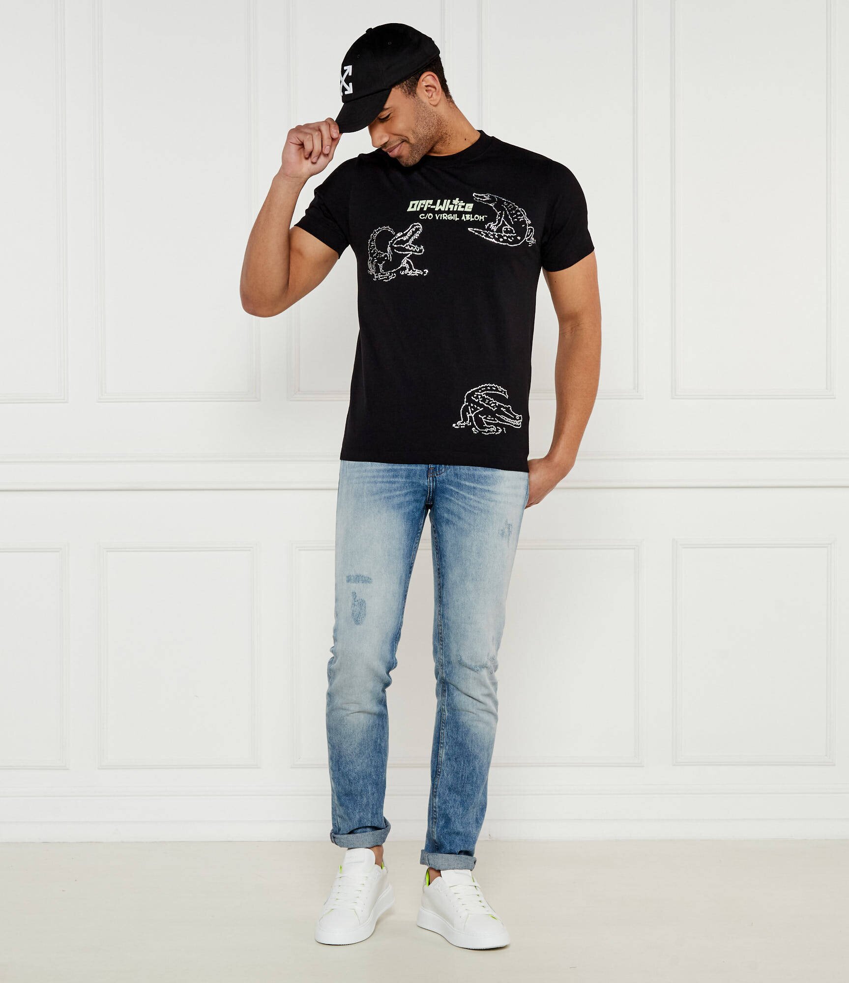 OFF-WHITE Tricou Paradis | Slim Fit