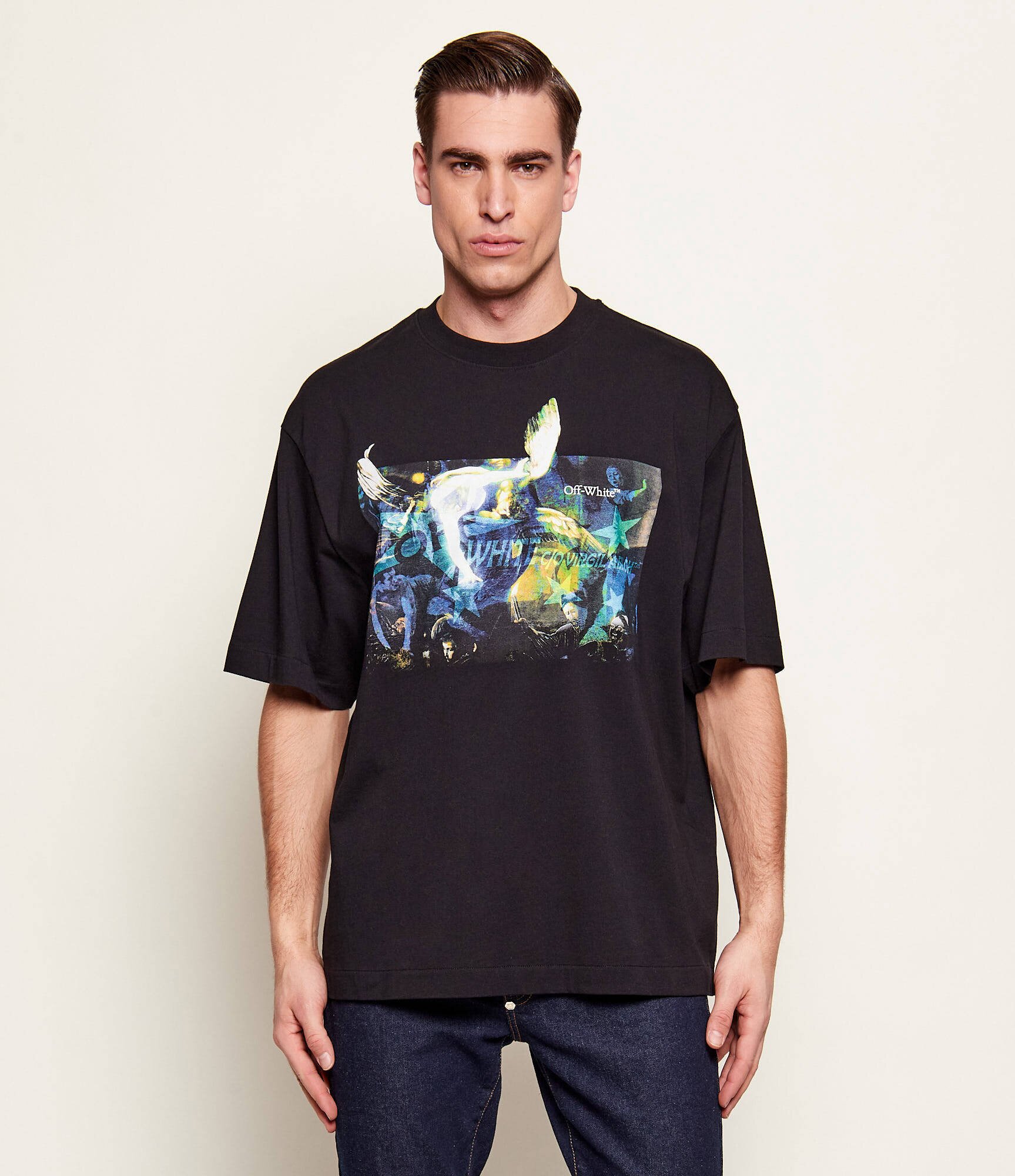 OFF-WHITE Tricou REVE CARAVAGGIO | Relaxed fit