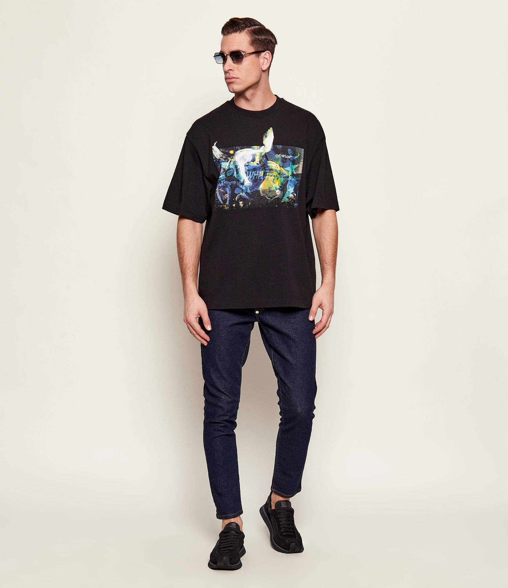 OFF-WHITE Tricou REVE CARAVAGGIO | Relaxed fit