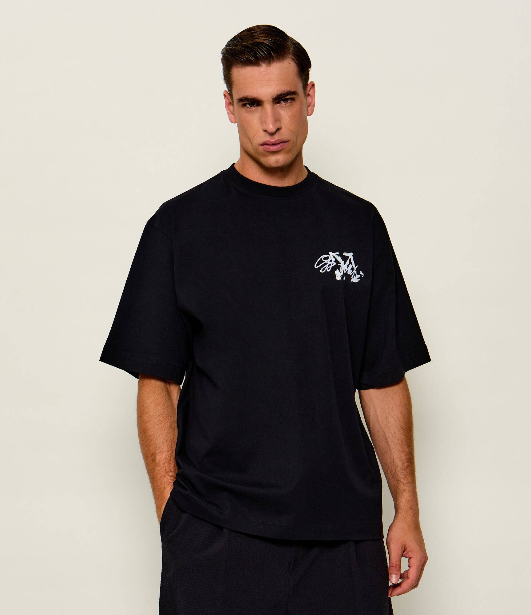 OFF-WHITE Tricou Stroke 2 Arrow Skate | Relaxed fit