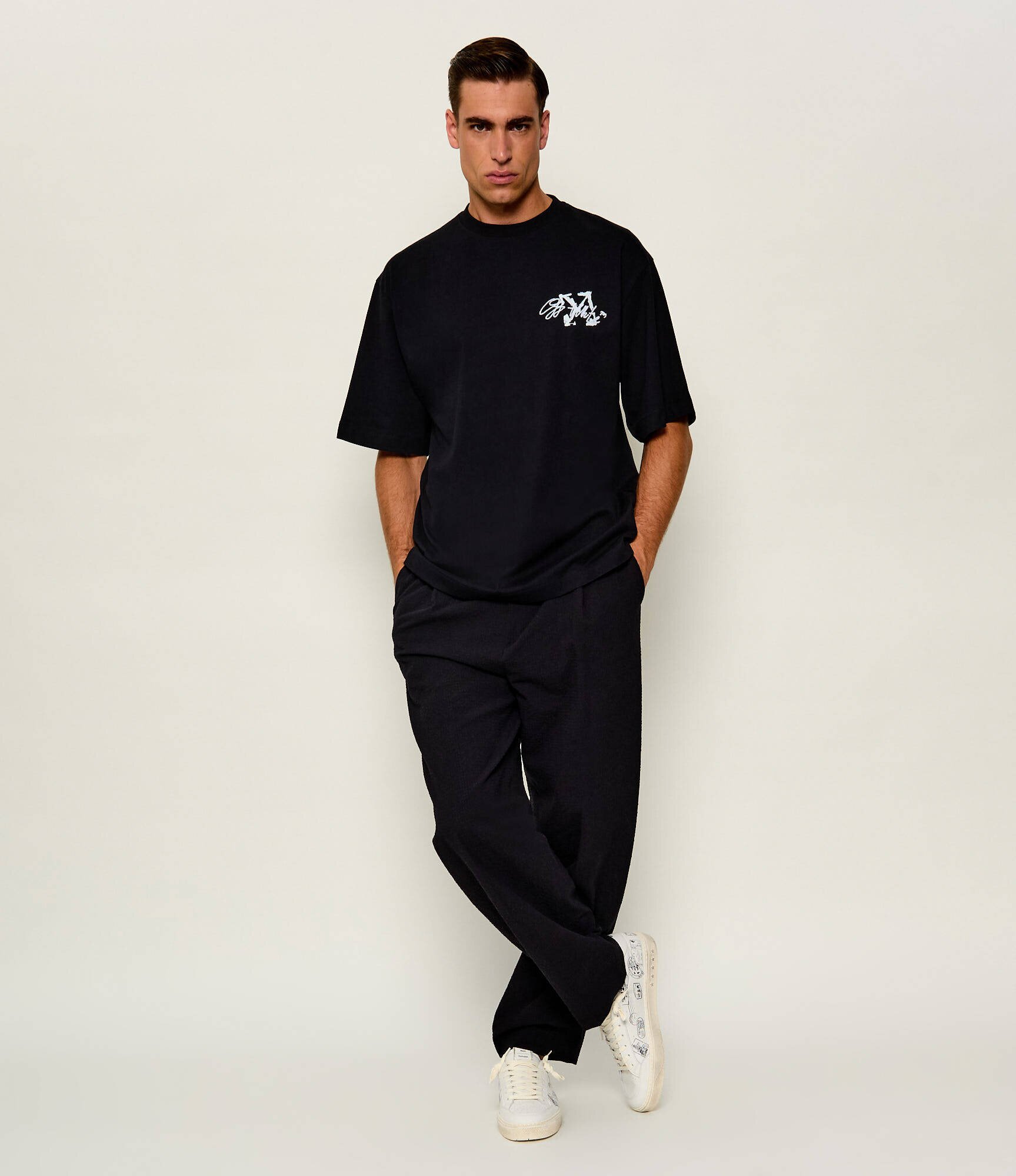 OFF-WHITE Tricou Stroke 2 Arrow Skate | Relaxed fit