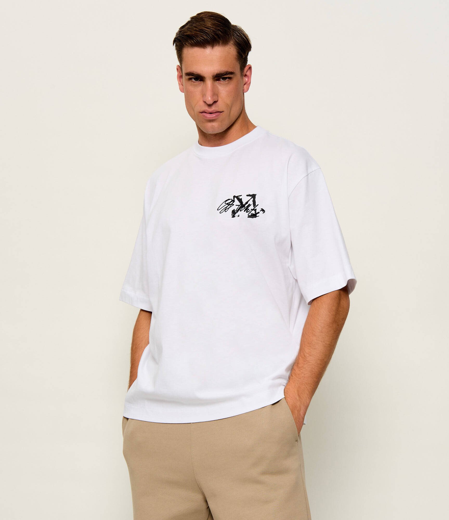 OFF-WHITE Tricou Stroke 2 Arrow Skate | Relaxed fit
