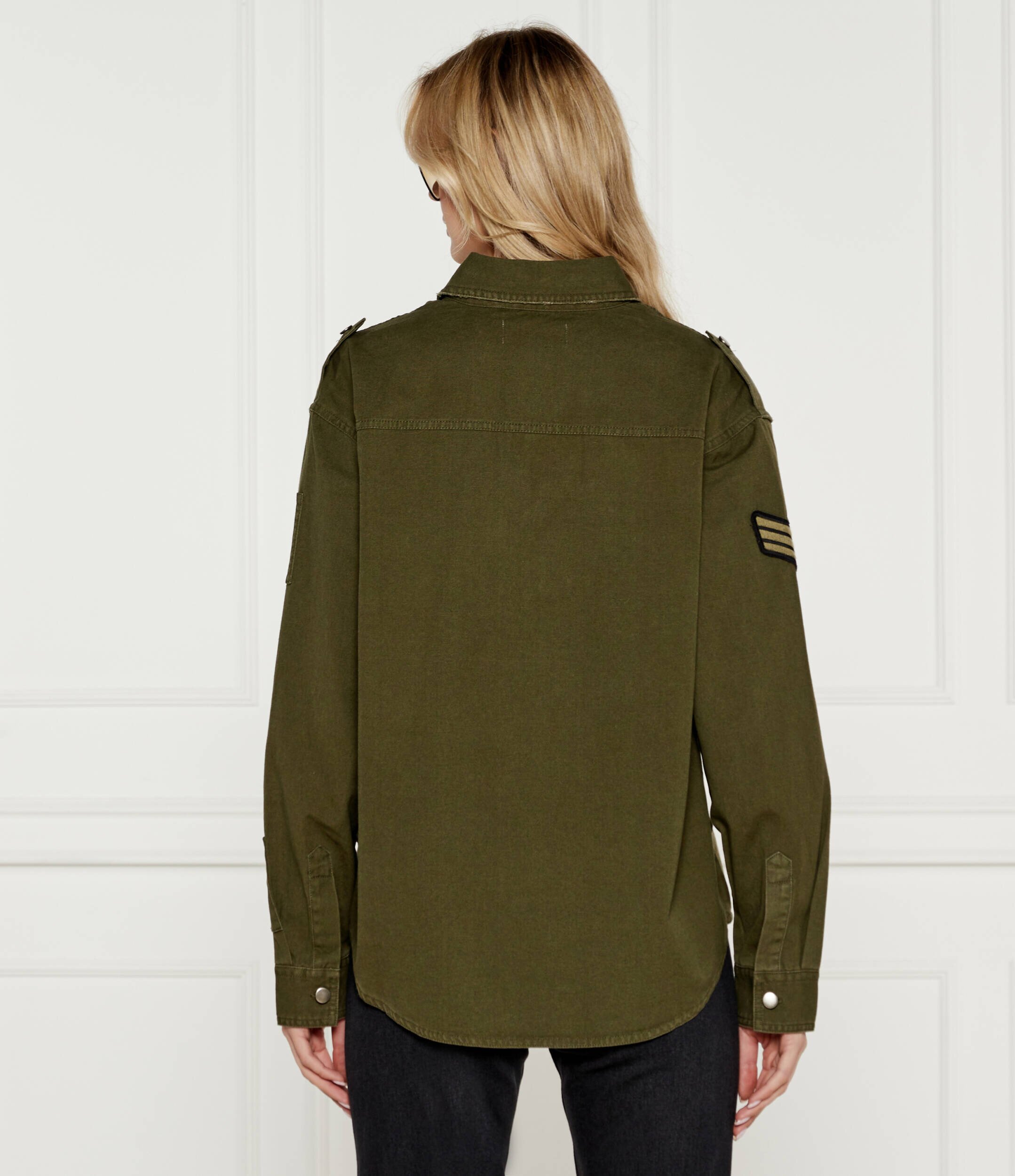 ONE TEASPOON Cămașă Aviator Eagle | Oversize fit