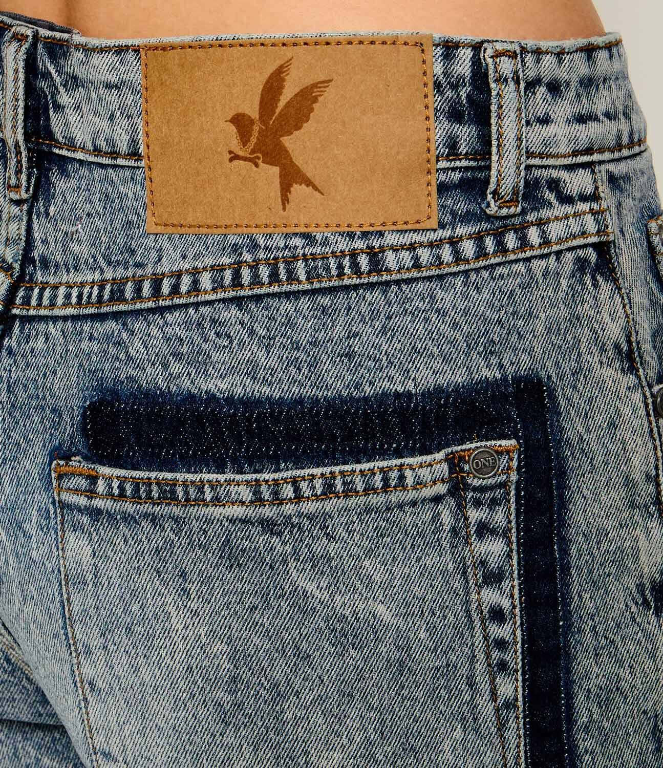 ONE TEASPOON De blugi bermude Le Cats | Boyfriend fit | mid waist