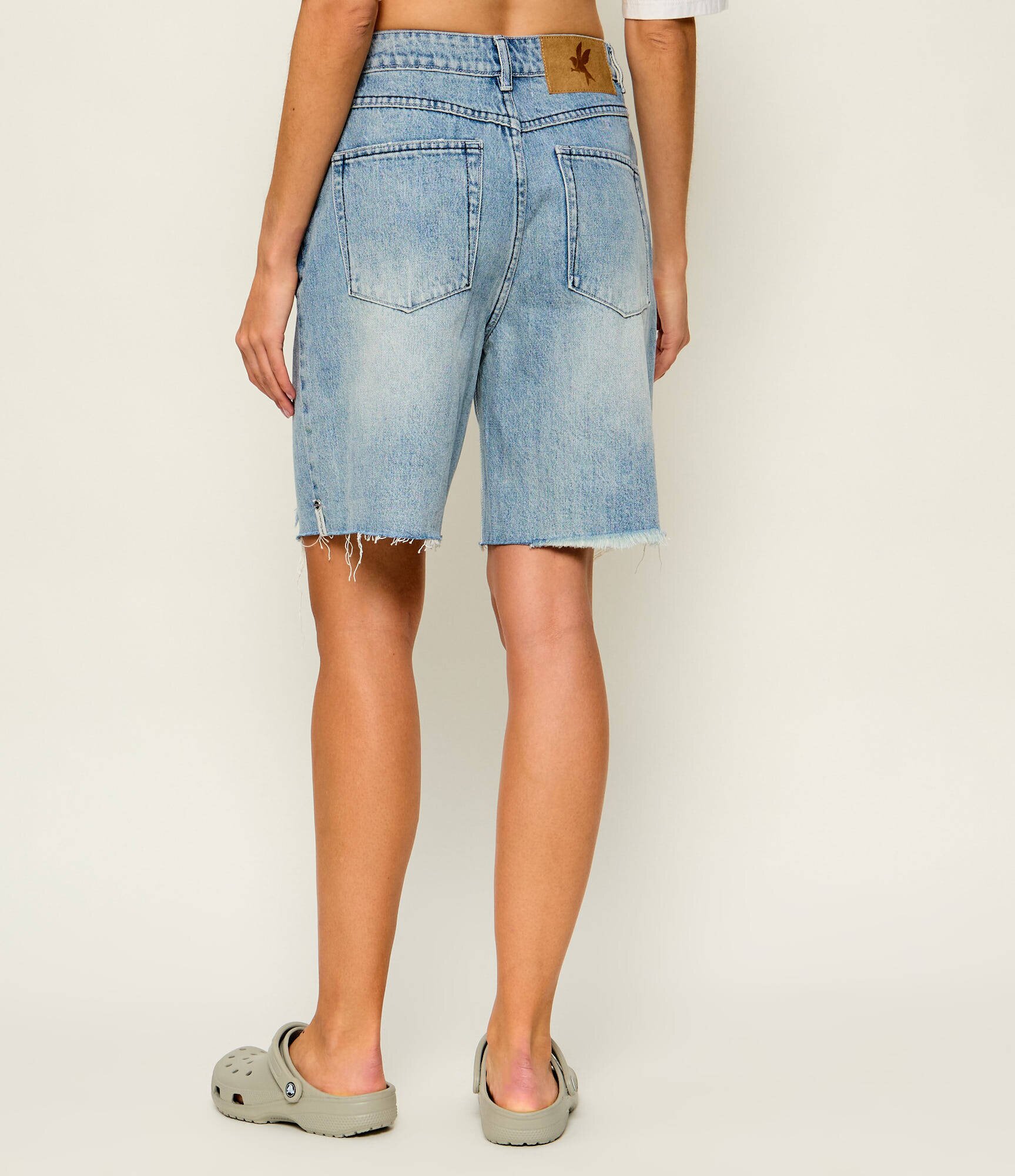 ONE TEASPOON De blugi bermude Rebel Rise | Loose fit | high waist