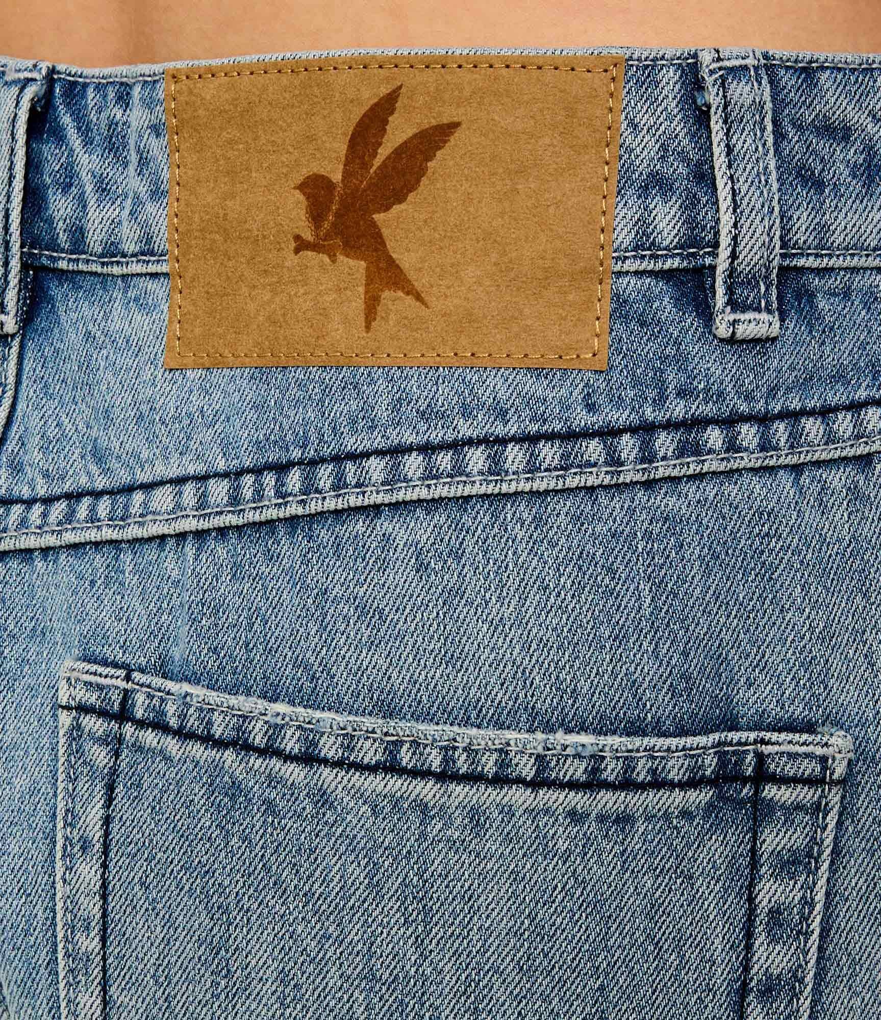 ONE TEASPOON De blugi bermude Rebel Rise | Loose fit | high waist