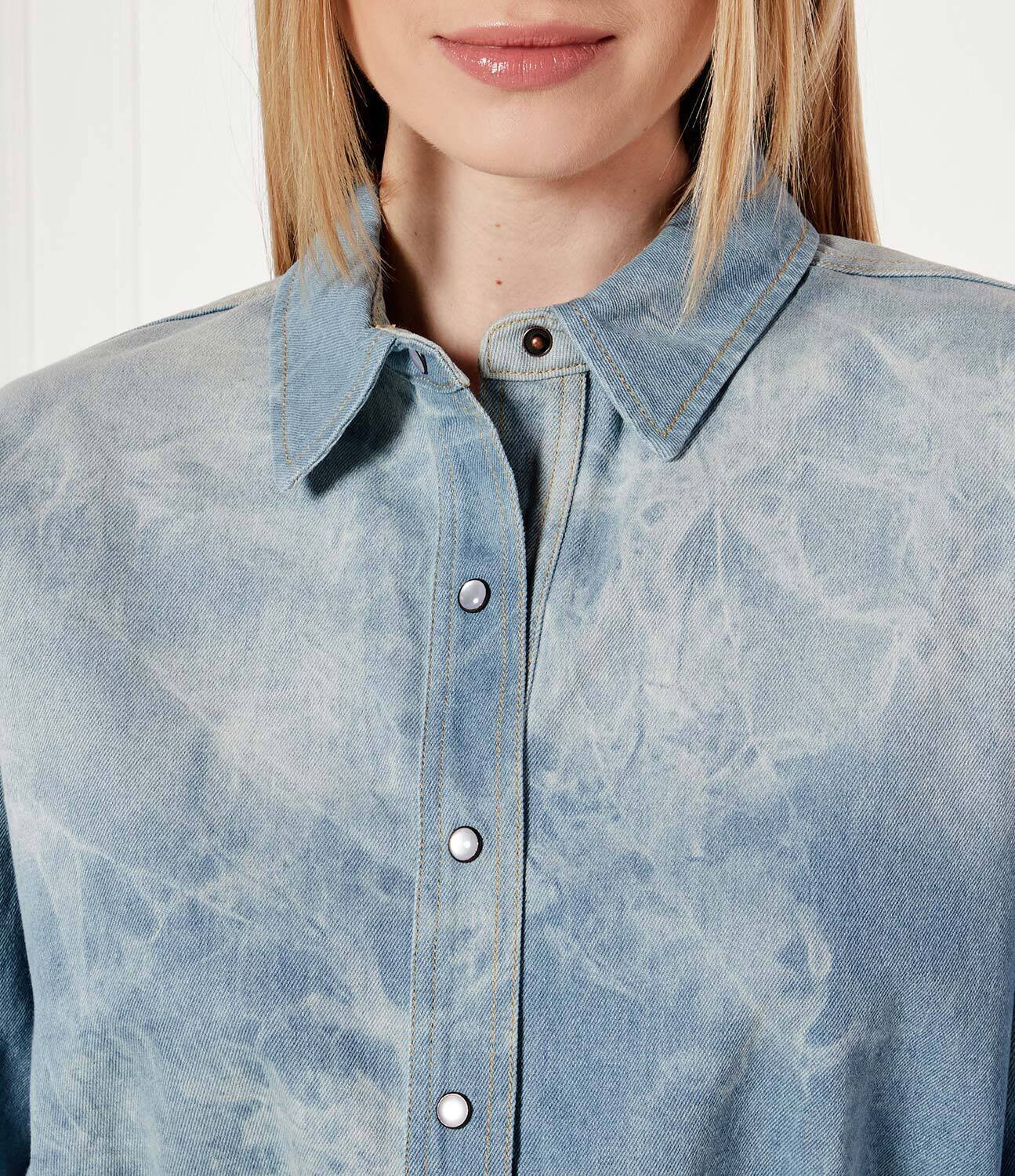 ONE TEASPOON De blugi cămașă BUBBLE | Cropped Fit