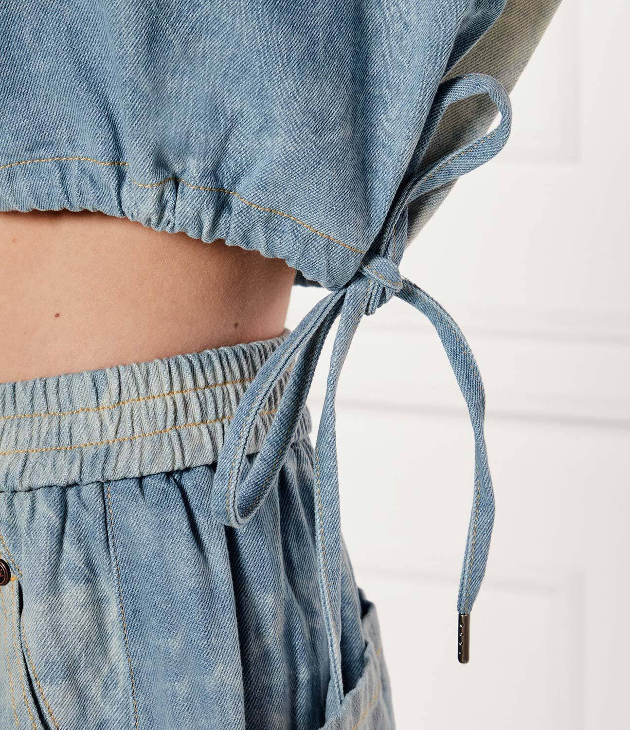 ONE TEASPOON De blugi cămașă BUBBLE | Cropped Fit