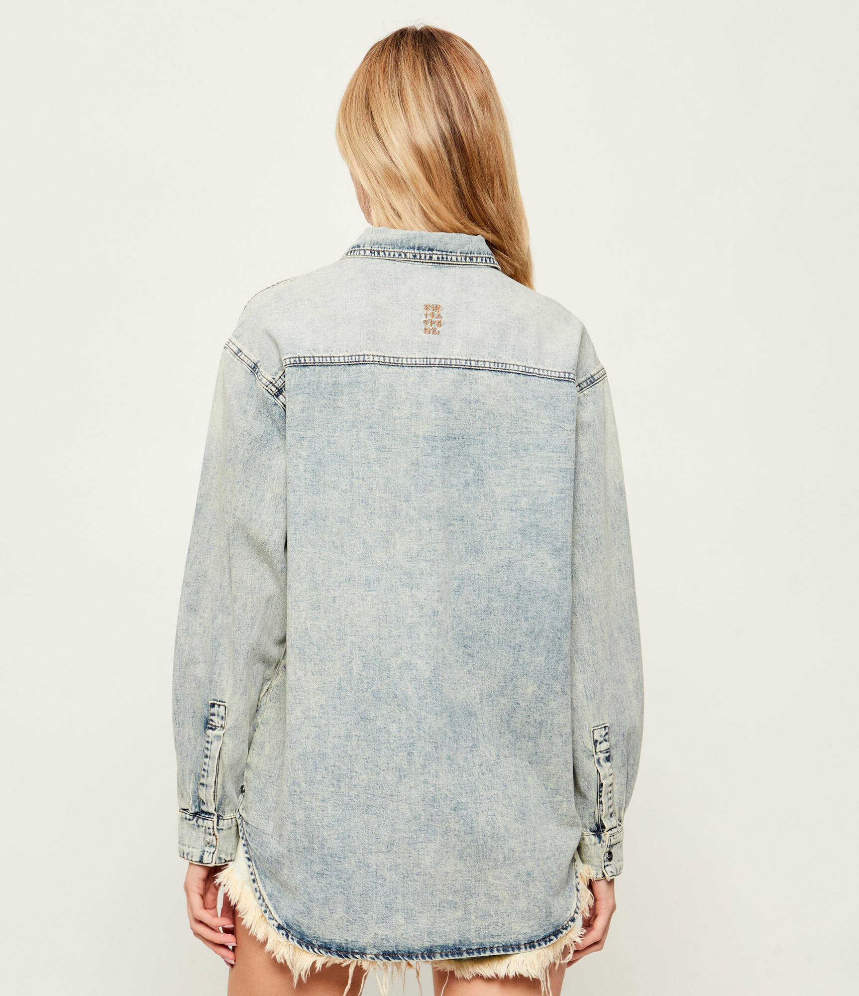 ONE TEASPOON De blugi cămașă ESSENTIAL | Oversize fit