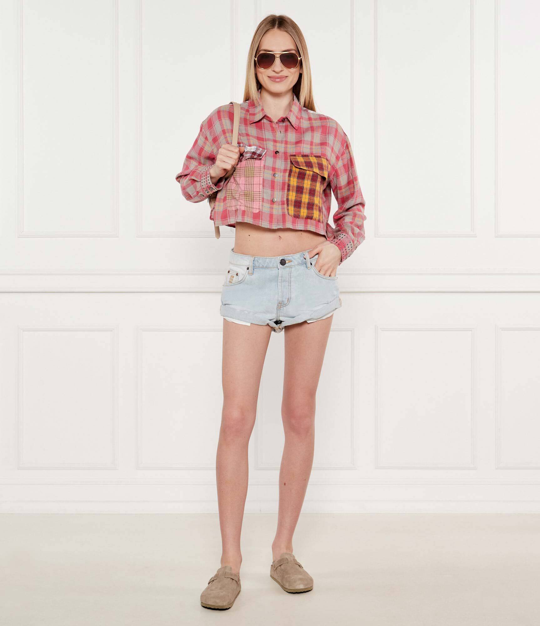 ONE TEASPOON De blugi pantaloni scurți BANDITS | Loose fit | low waist