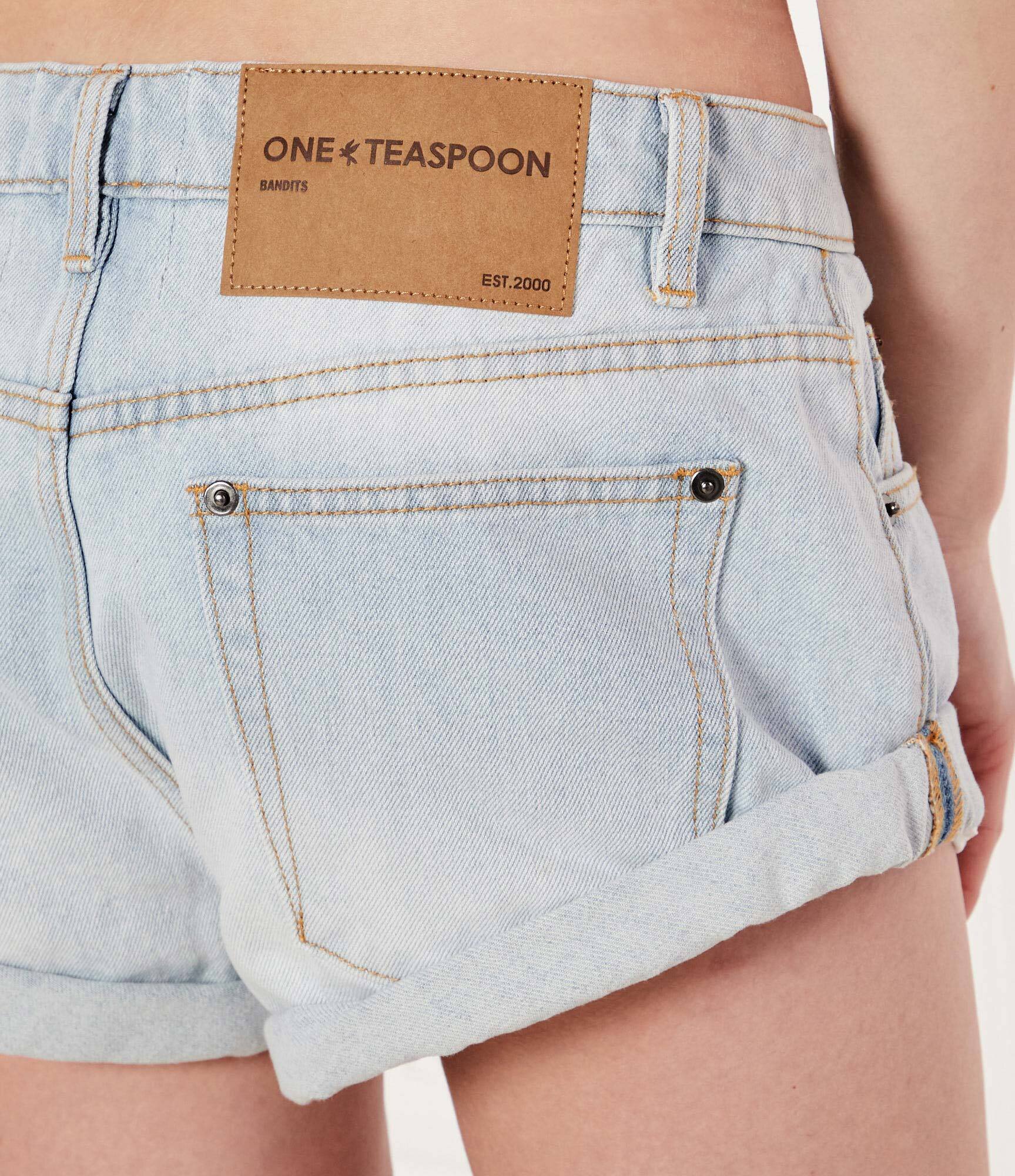 ONE TEASPOON De blugi pantaloni scurți BANDITS | Loose fit | low waist