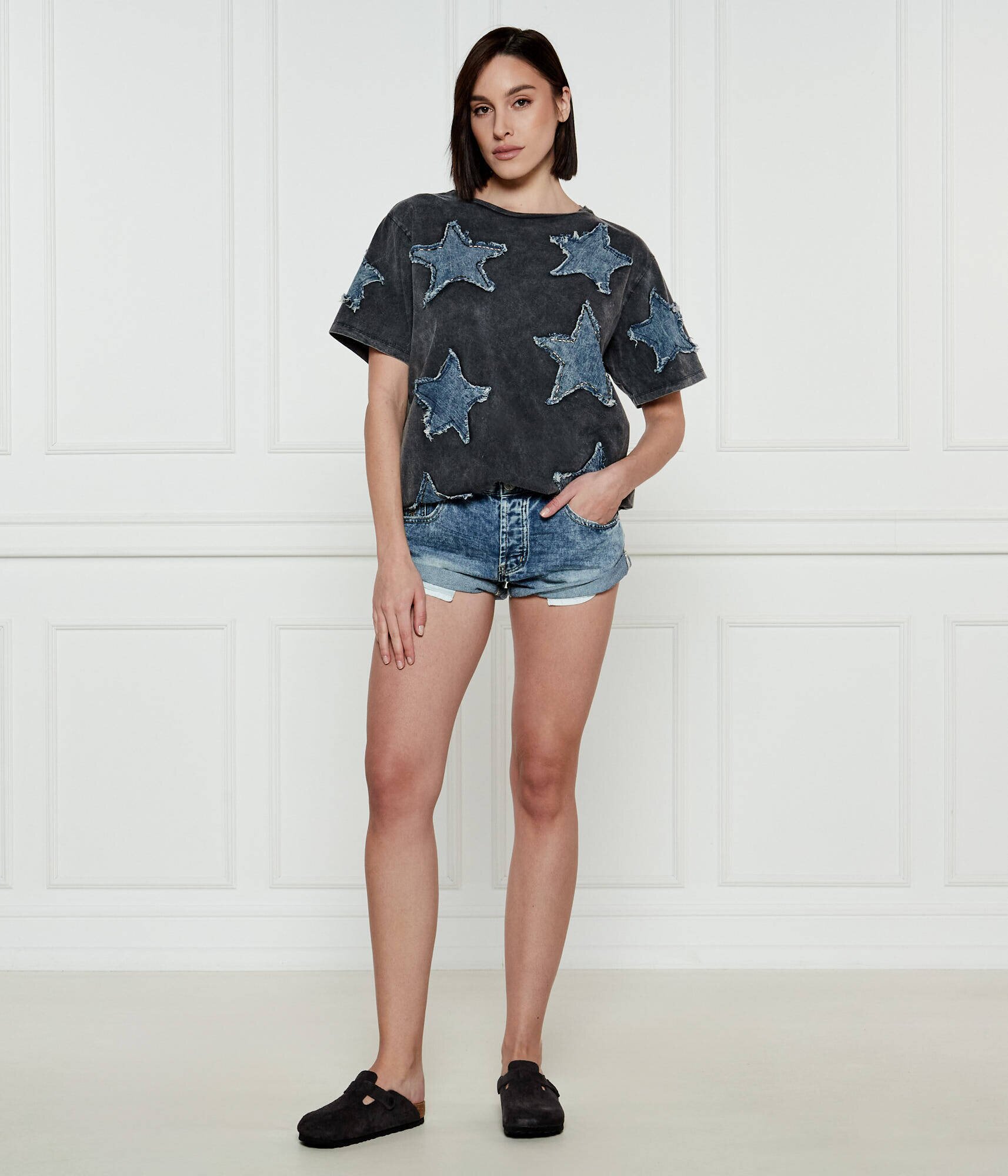 ONE TEASPOON De blugi pantaloni scurți Bandits | regular fit | low waist