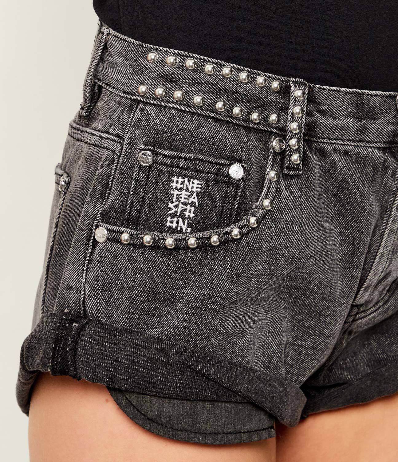 ONE TEASPOON De blugi pantaloni scurți BANDITS | Slim Fit