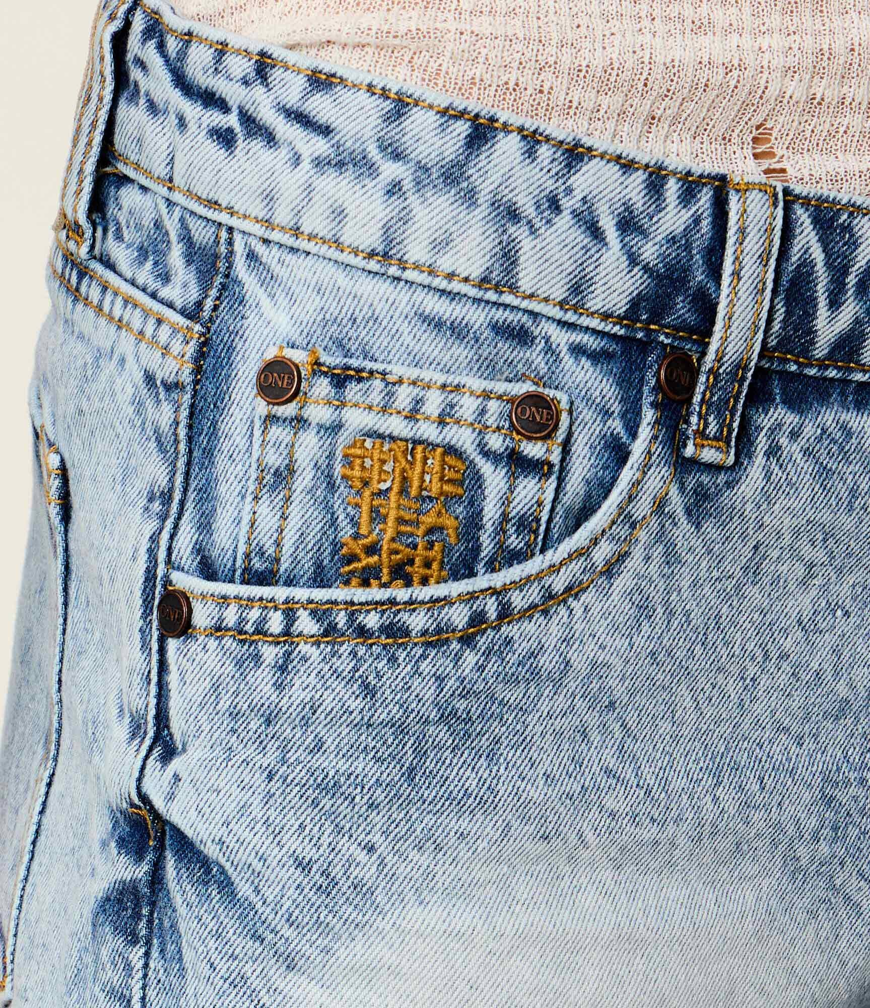 ONE TEASPOON De blugi pantaloni scurți Bonitas | regular fit | low waist