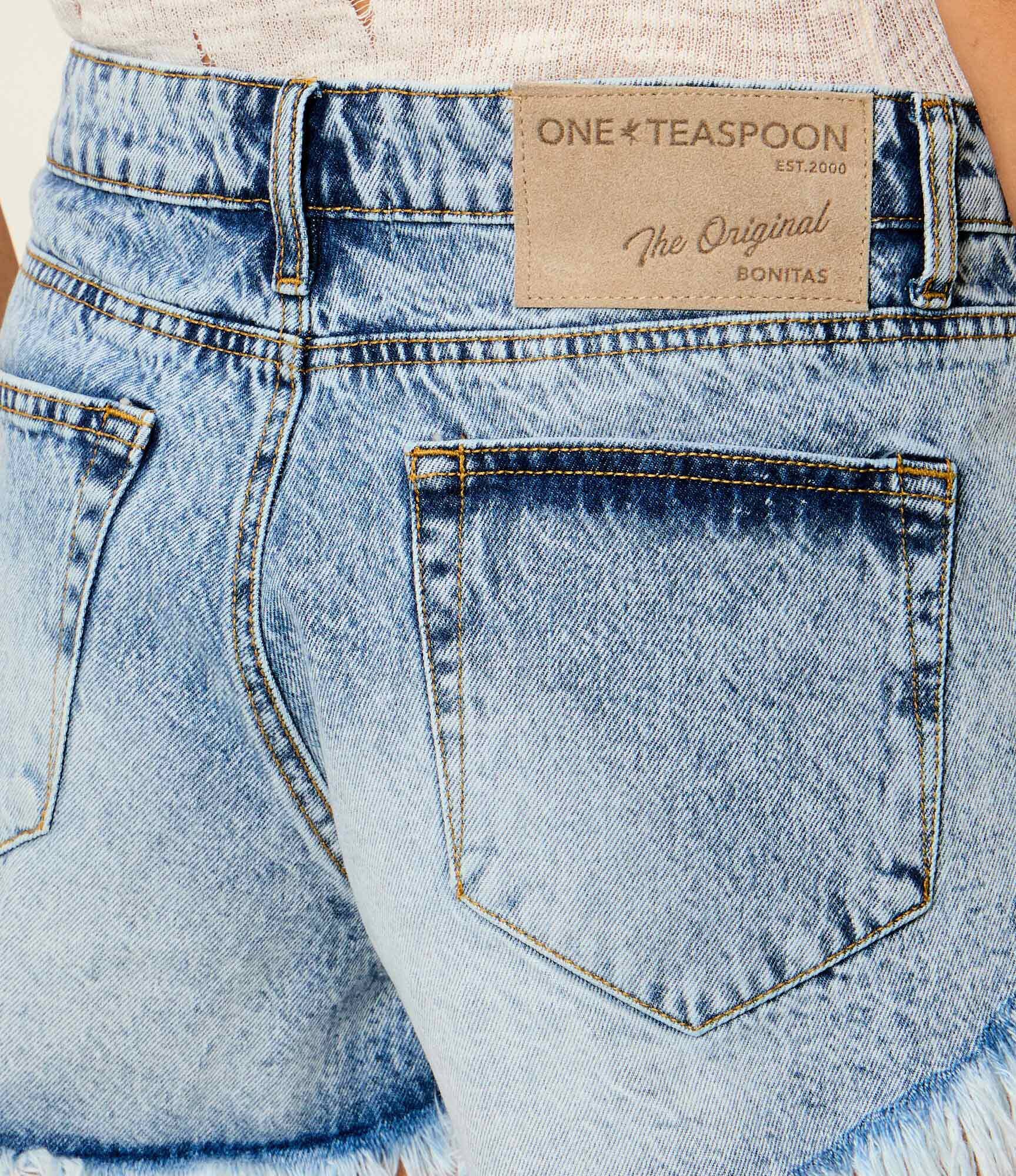 ONE TEASPOON De blugi pantaloni scurți Bonitas | regular fit | low waist