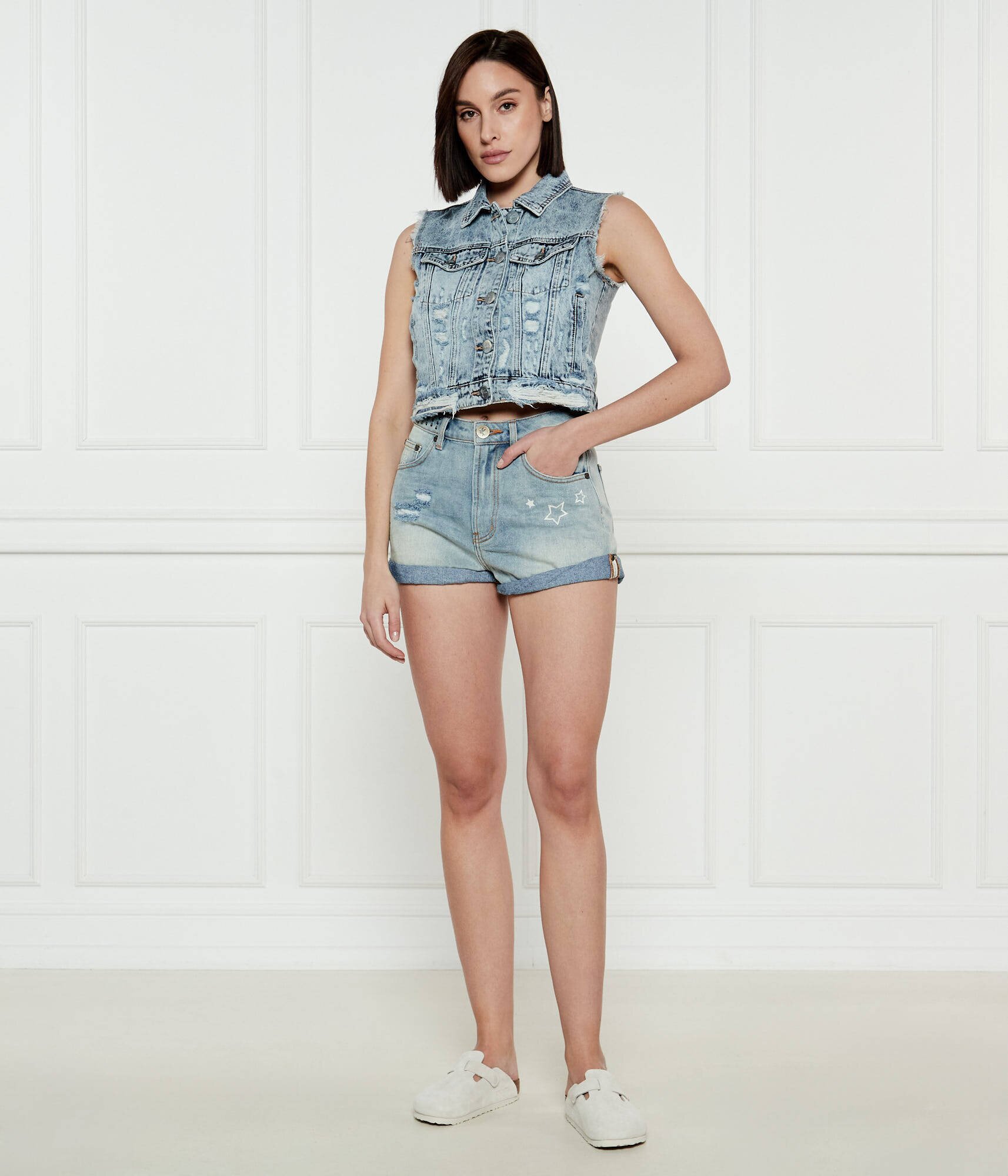 ONE TEASPOON De blugi pantaloni scurți ICON BANDITS | Relaxed fit | high waist