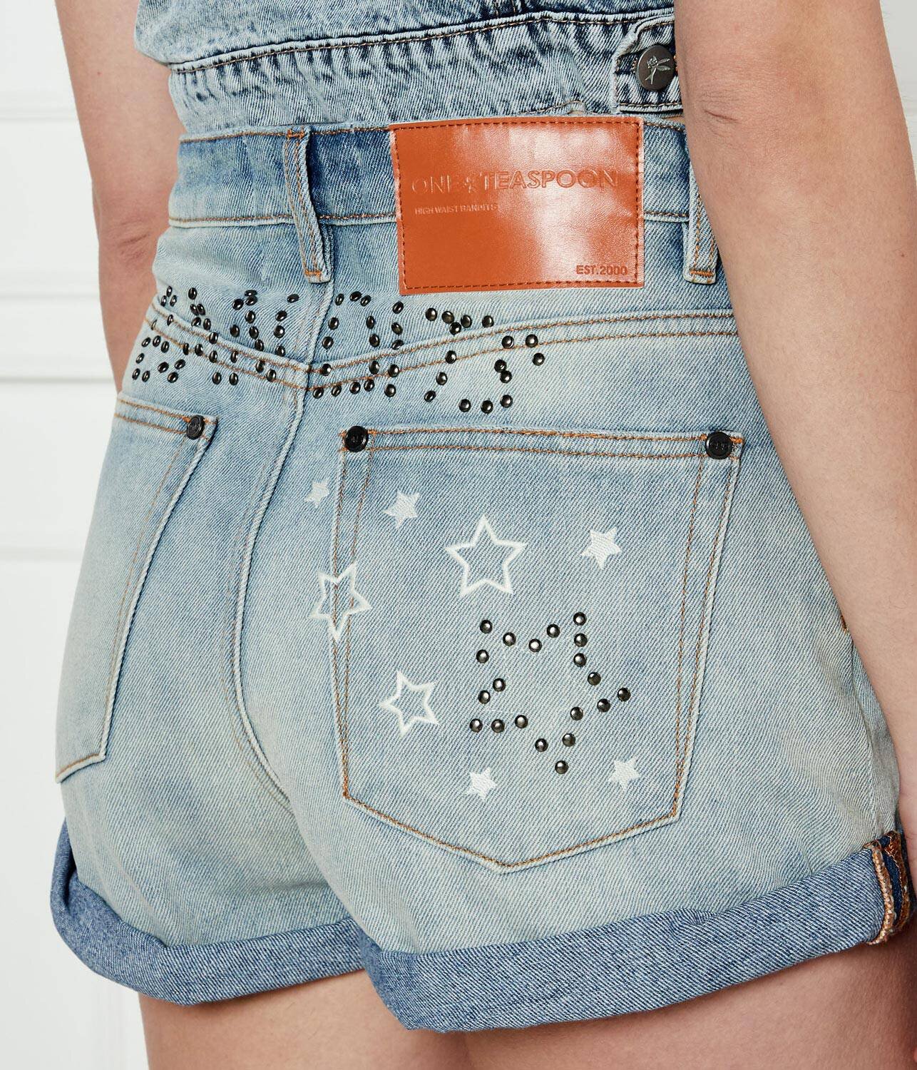 ONE TEASPOON De blugi pantaloni scurți ICON BANDITS | Relaxed fit | high waist