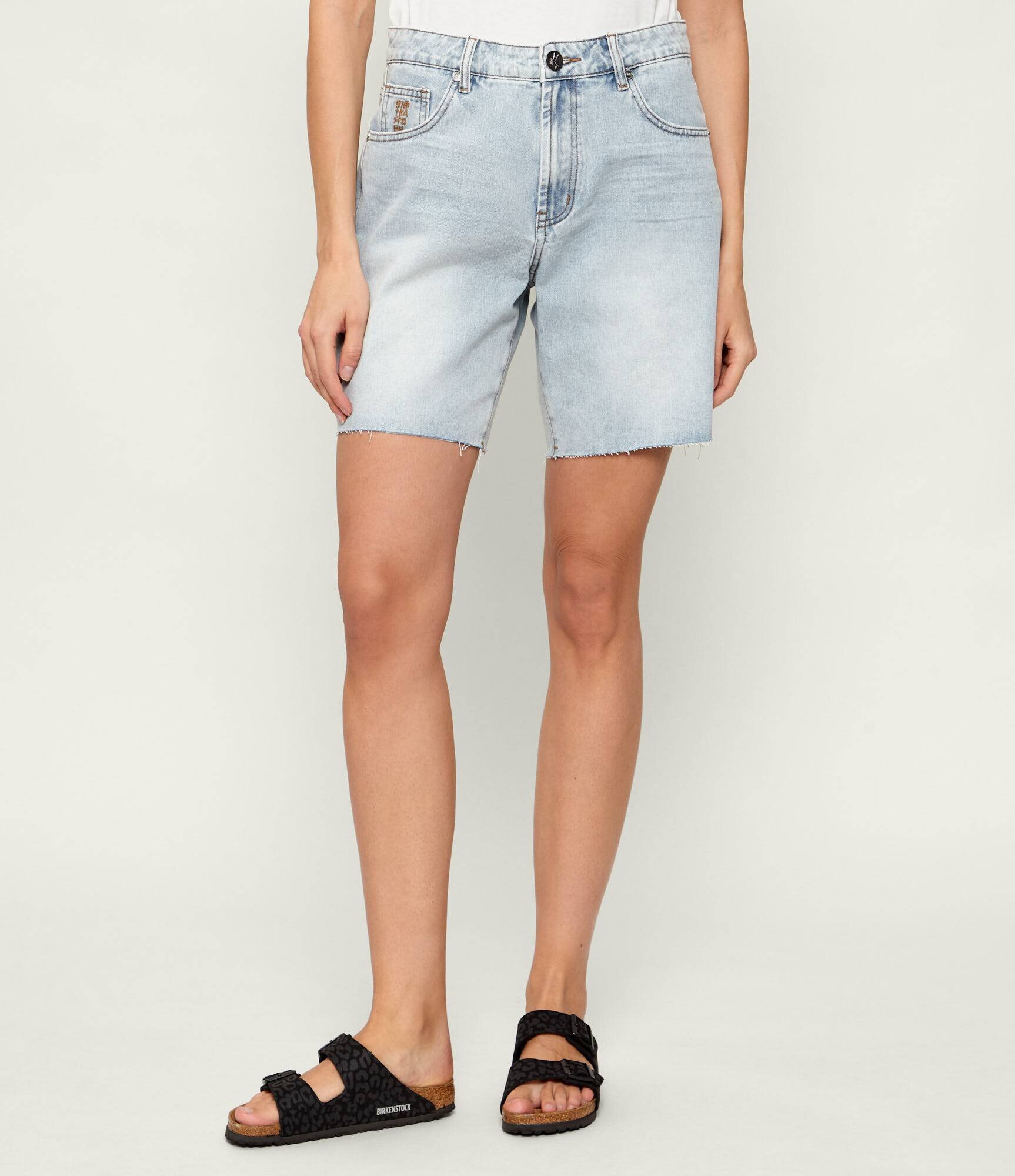 ONE TEASPOON De blugi pantaloni scurți JACKSONS | Relaxed fit | mid waist