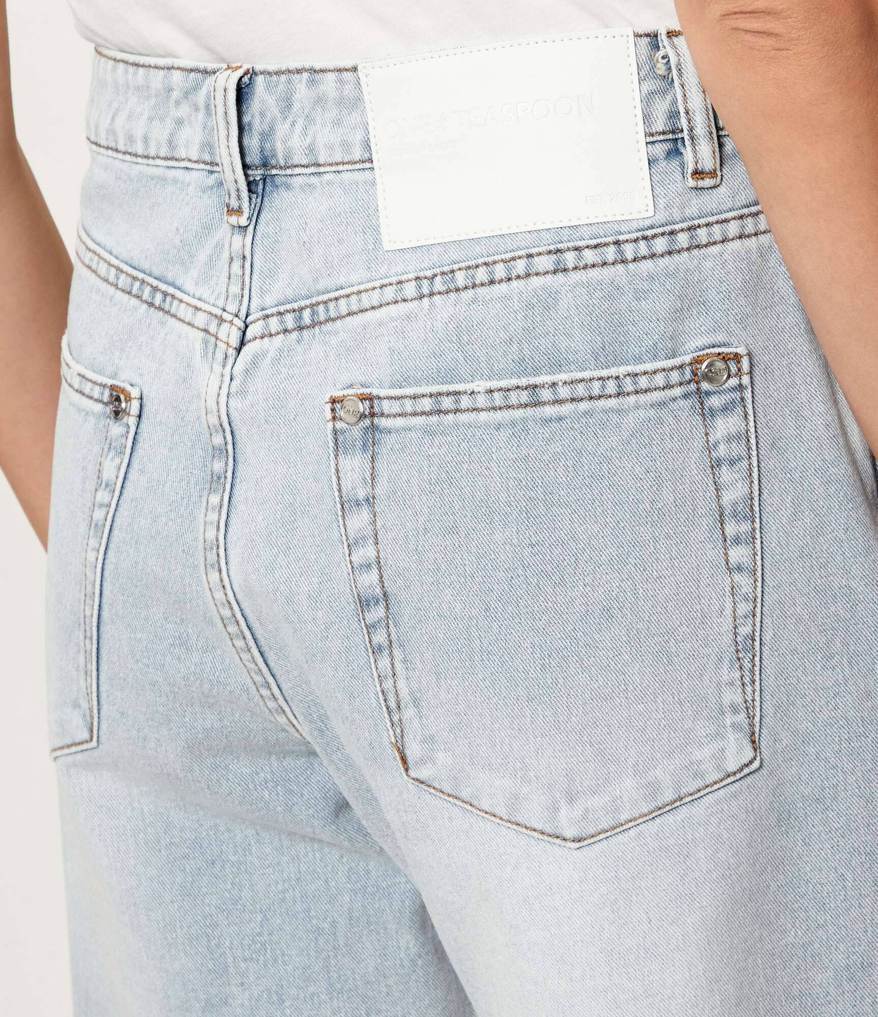 ONE TEASPOON De blugi pantaloni scurți JACKSONS | Relaxed fit | mid waist