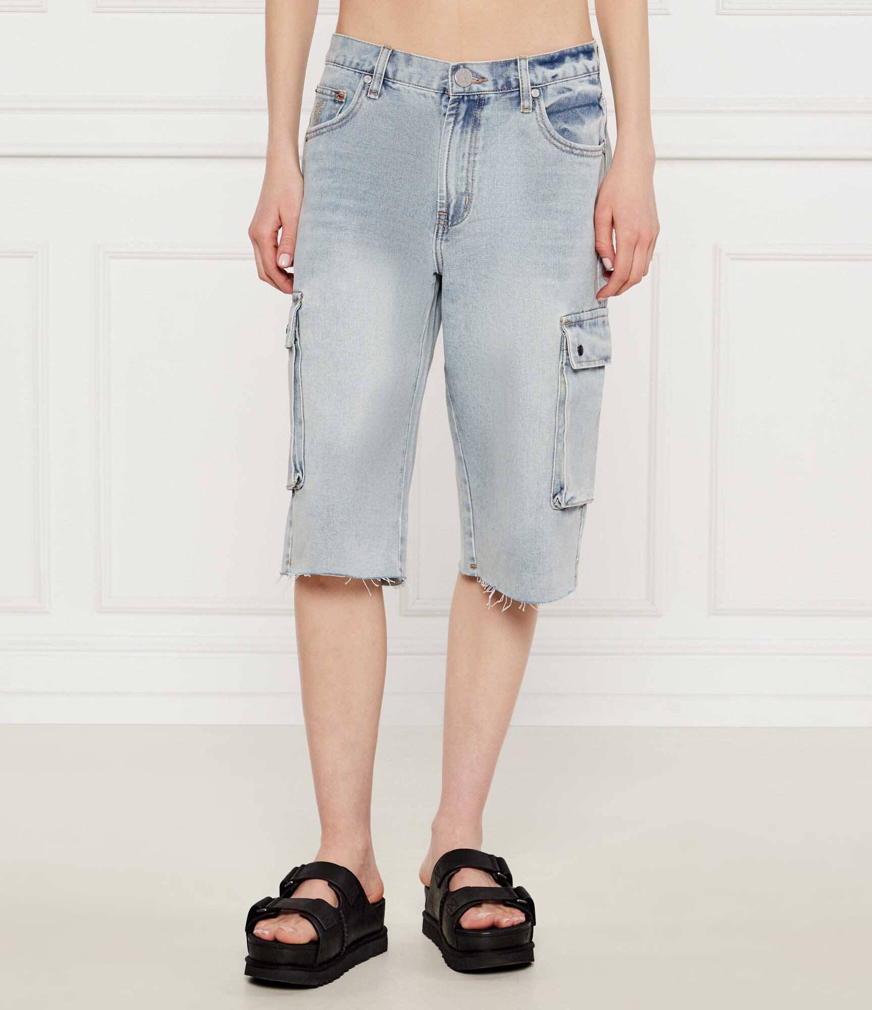 ONE TEASPOON De blugi pantaloni scurți SKATER GIRL | Loose fit