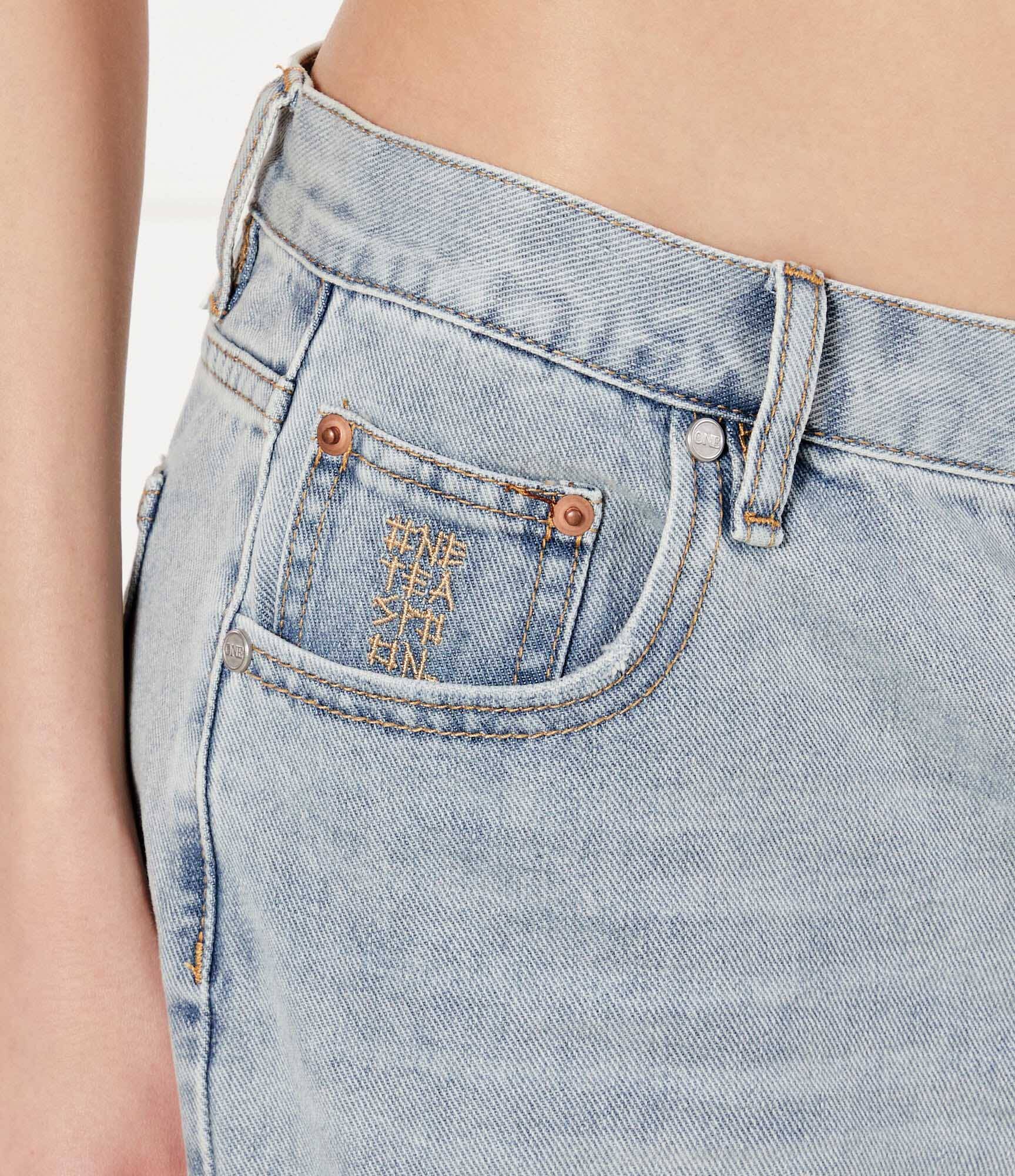 ONE TEASPOON De blugi pantaloni scurți SKATER GIRL | Loose fit