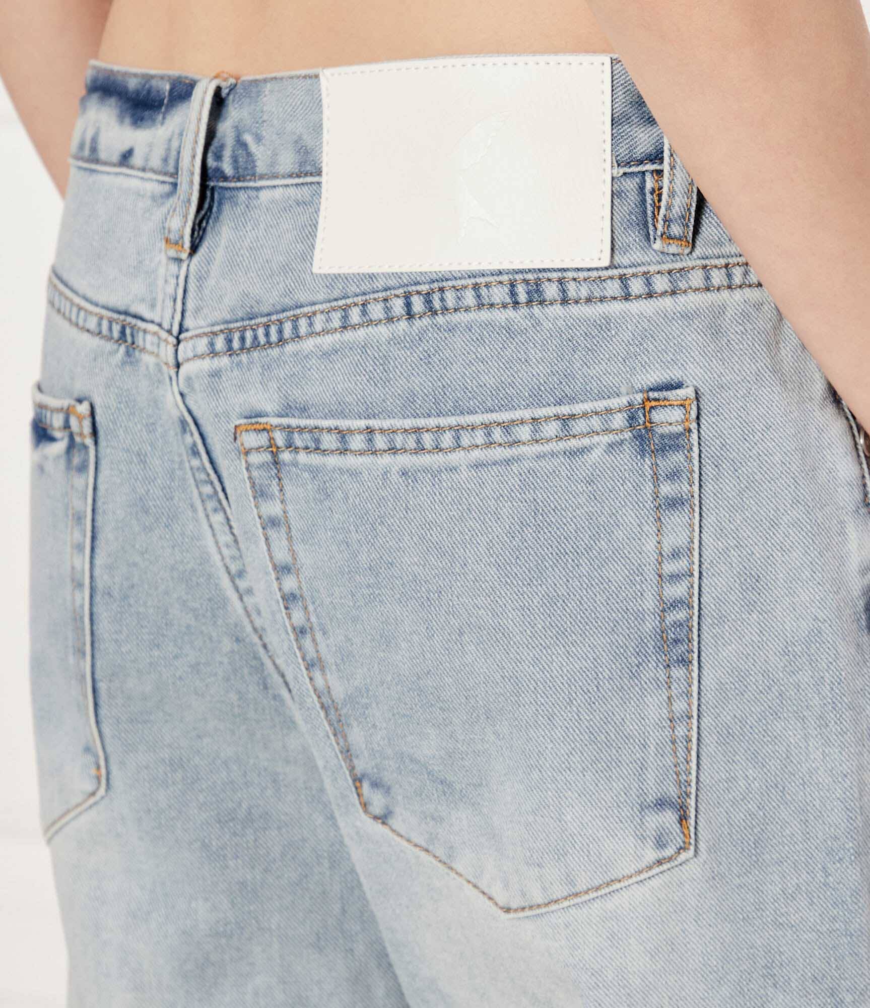 ONE TEASPOON De blugi pantaloni scurți SKATER GIRL | Loose fit