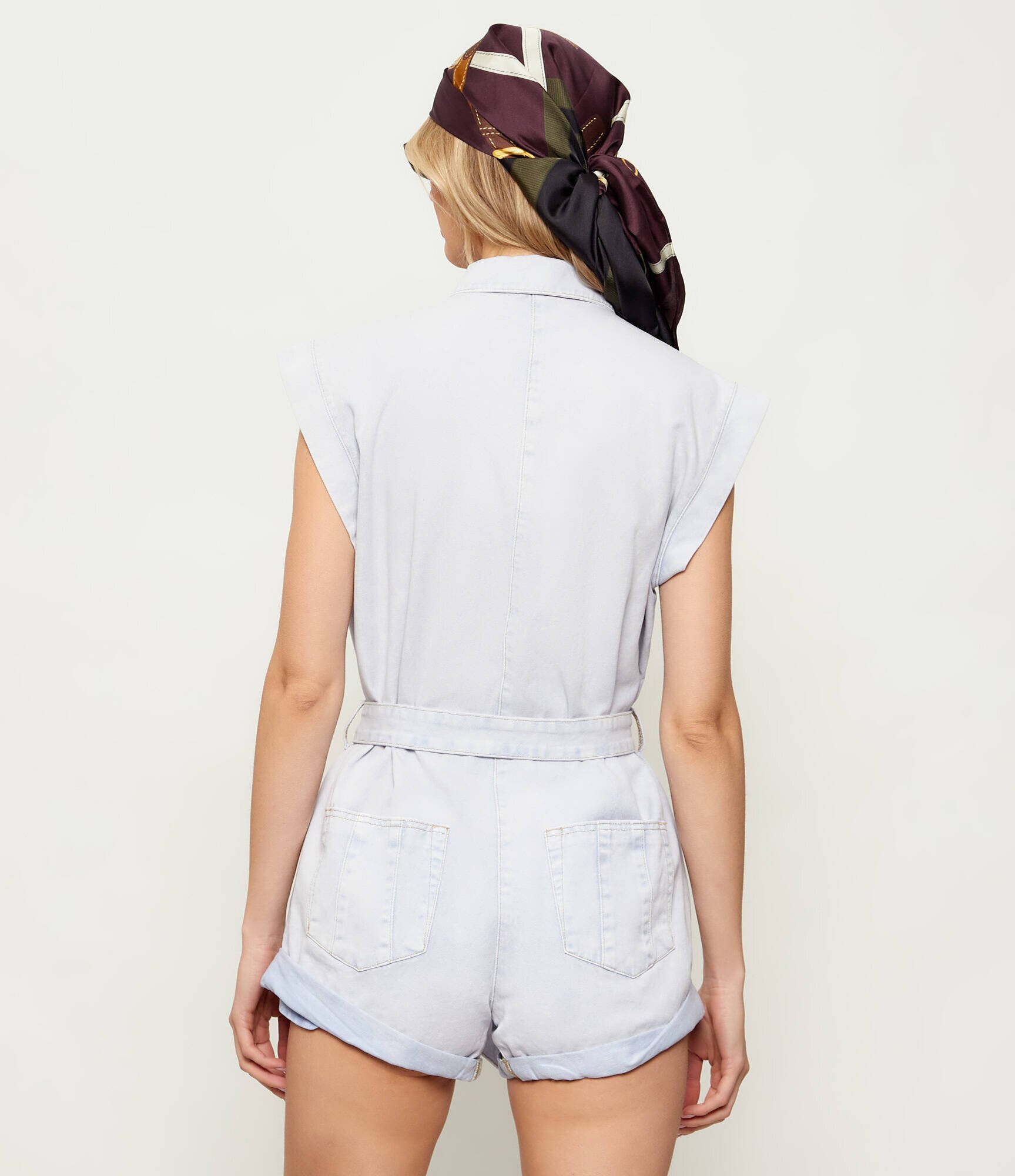 ONE TEASPOON Denim salopetă BANDIT AVIATOR MINI | regular fit
