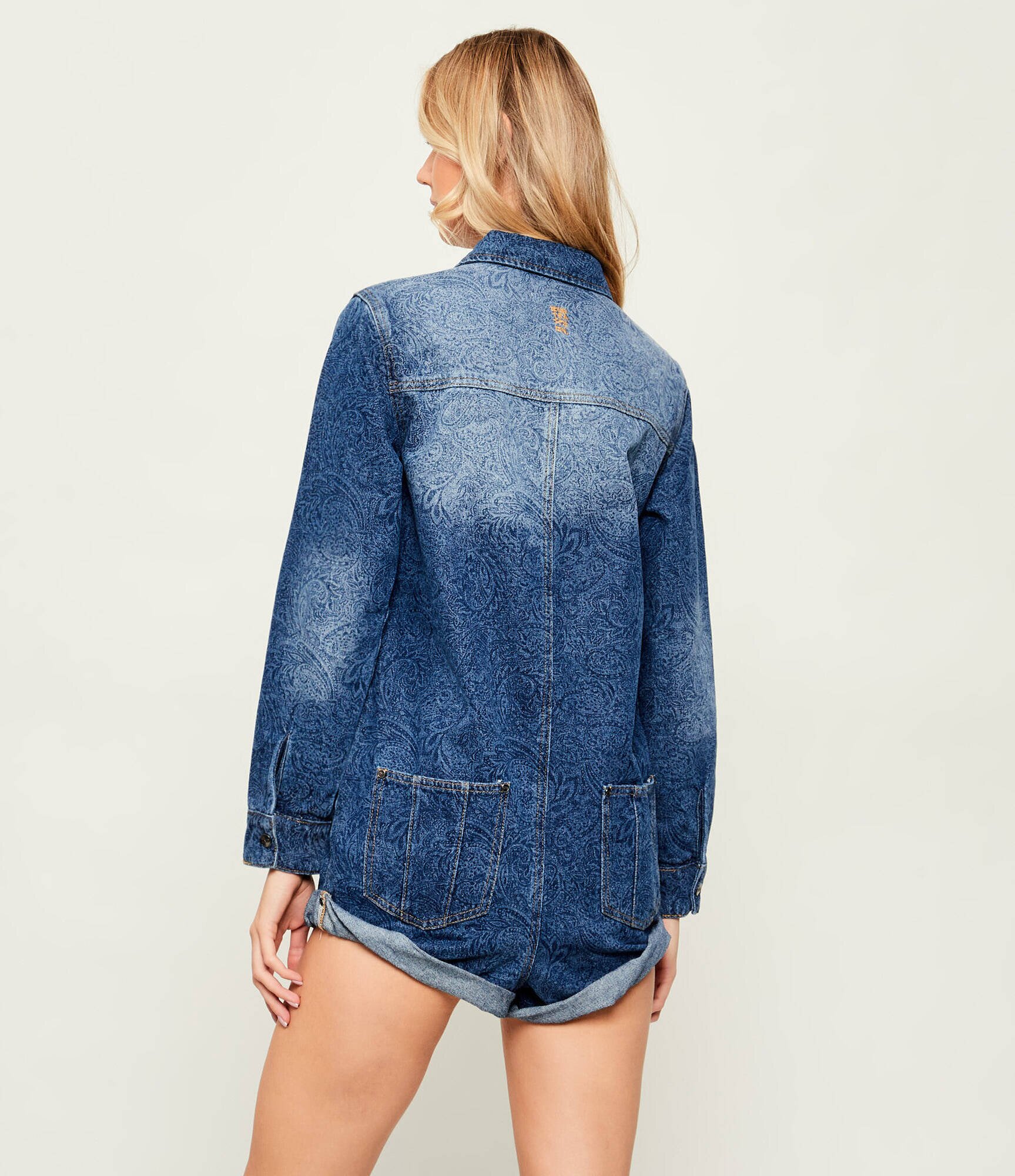 ONE TEASPOON Denim salopetă PROPHECY | Relaxed fit