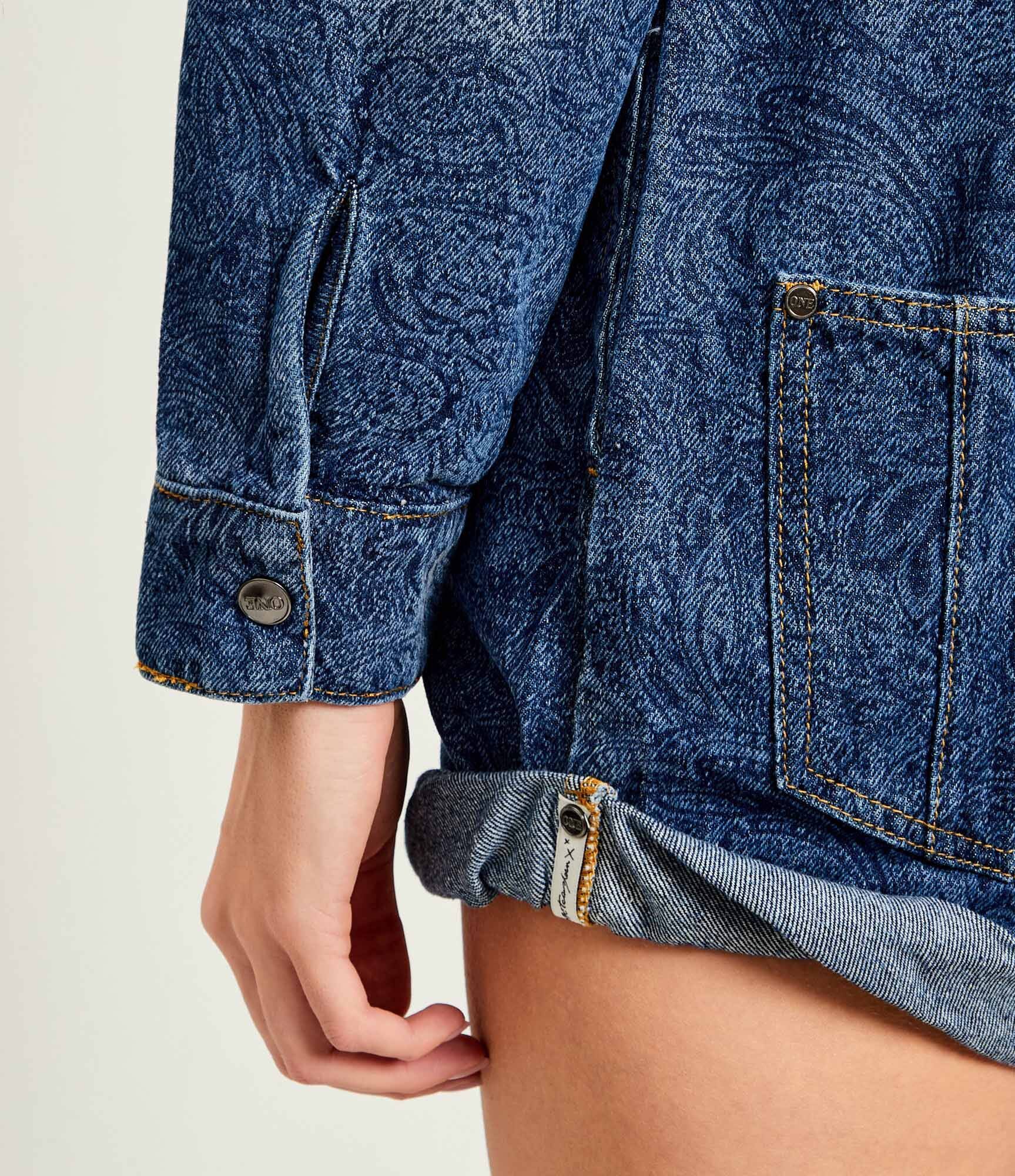 ONE TEASPOON Denim salopetă PROPHECY | Relaxed fit