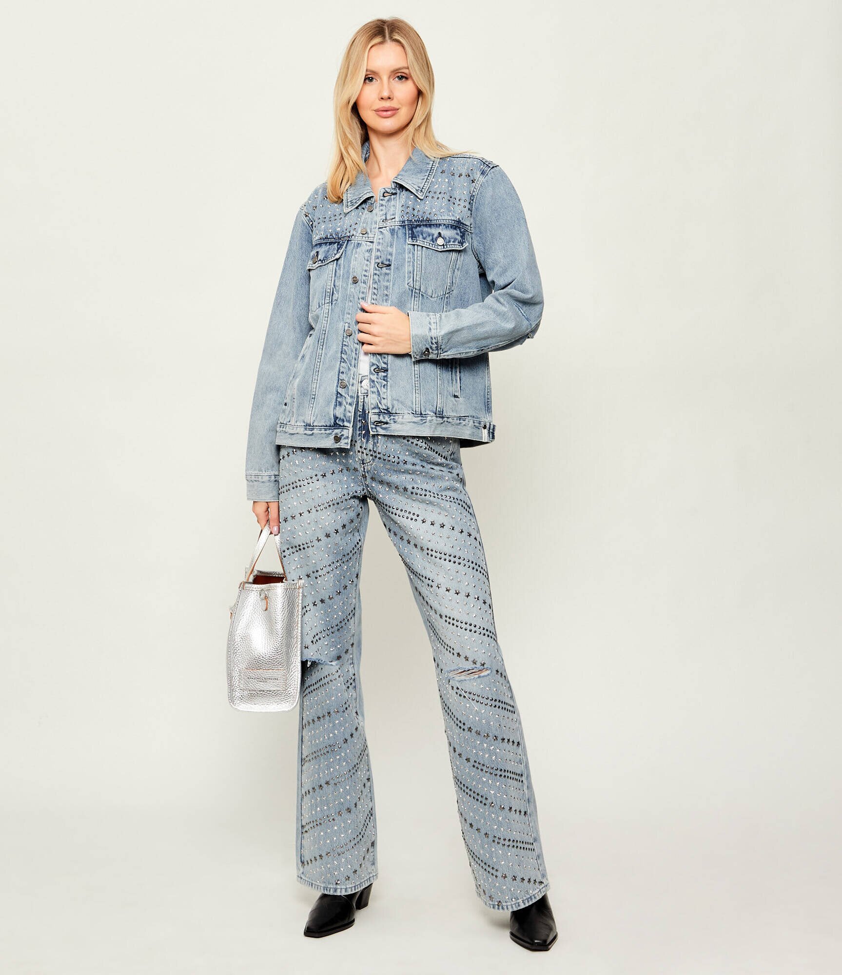 ONE TEASPOON Geacă de blug 25TH BIRTHDAY TRUCKER | Relaxed fit