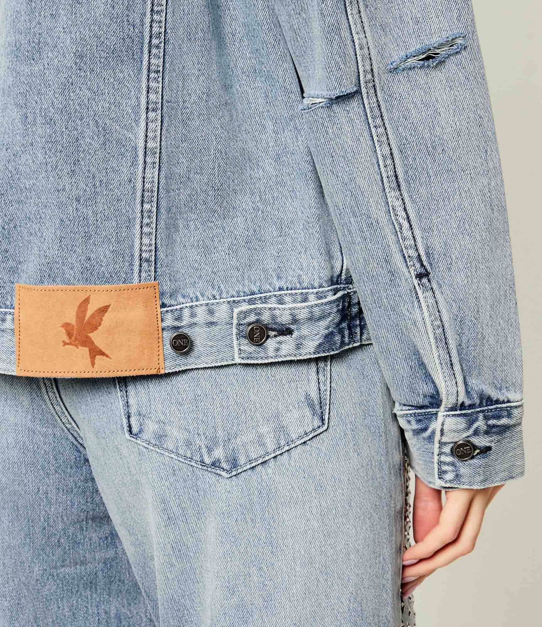 ONE TEASPOON Geacă de blug 25TH BIRTHDAY TRUCKER | Relaxed fit