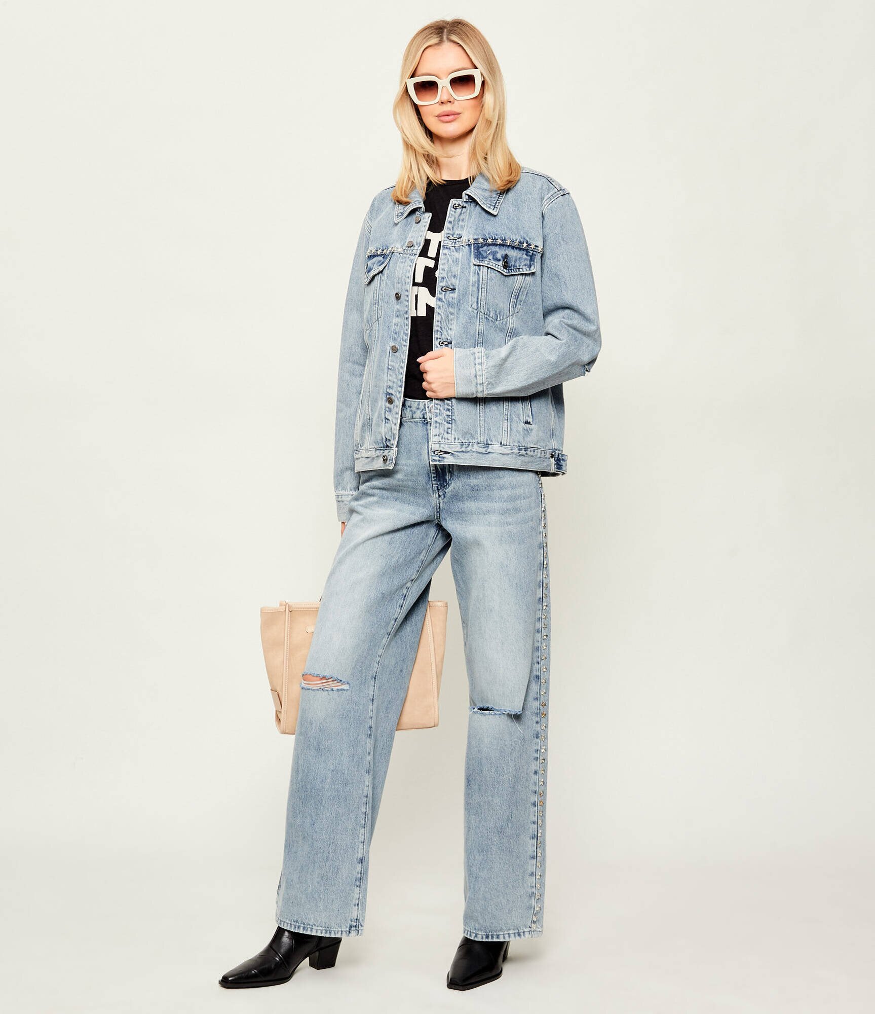 ONE TEASPOON Geacă de blug 25TH BIRTHDAY TRUCKER | Relaxed fit