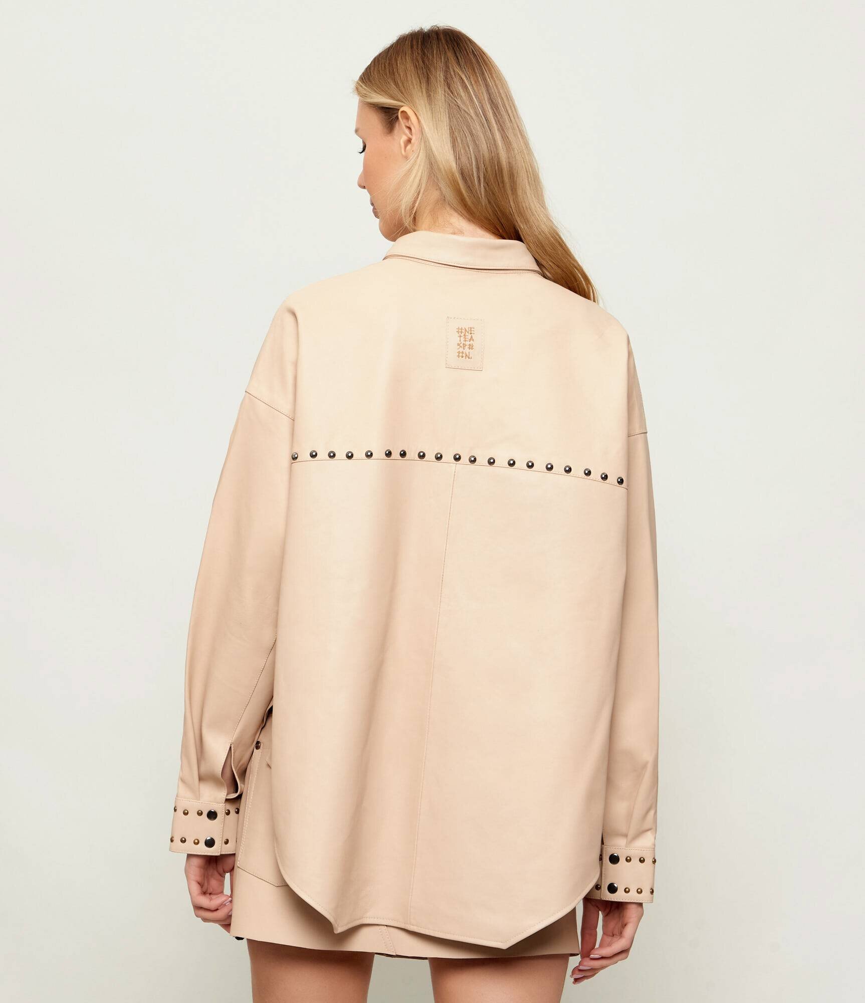 ONE TEASPOON Geacă de piele DARIA | Relaxed fit
