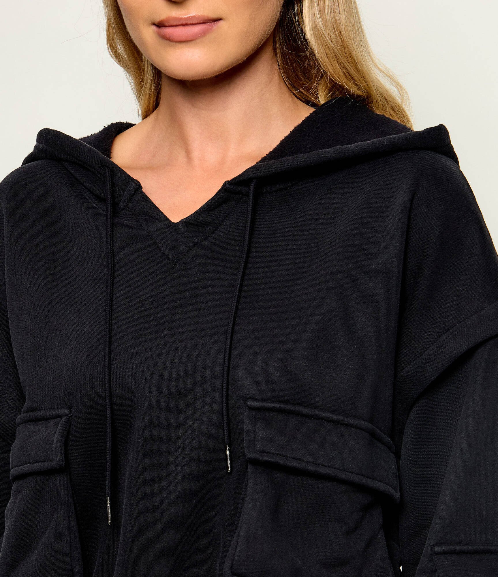 ONE TEASPOON Hanorac 2 în 1 Puff Power | Cropped Fit