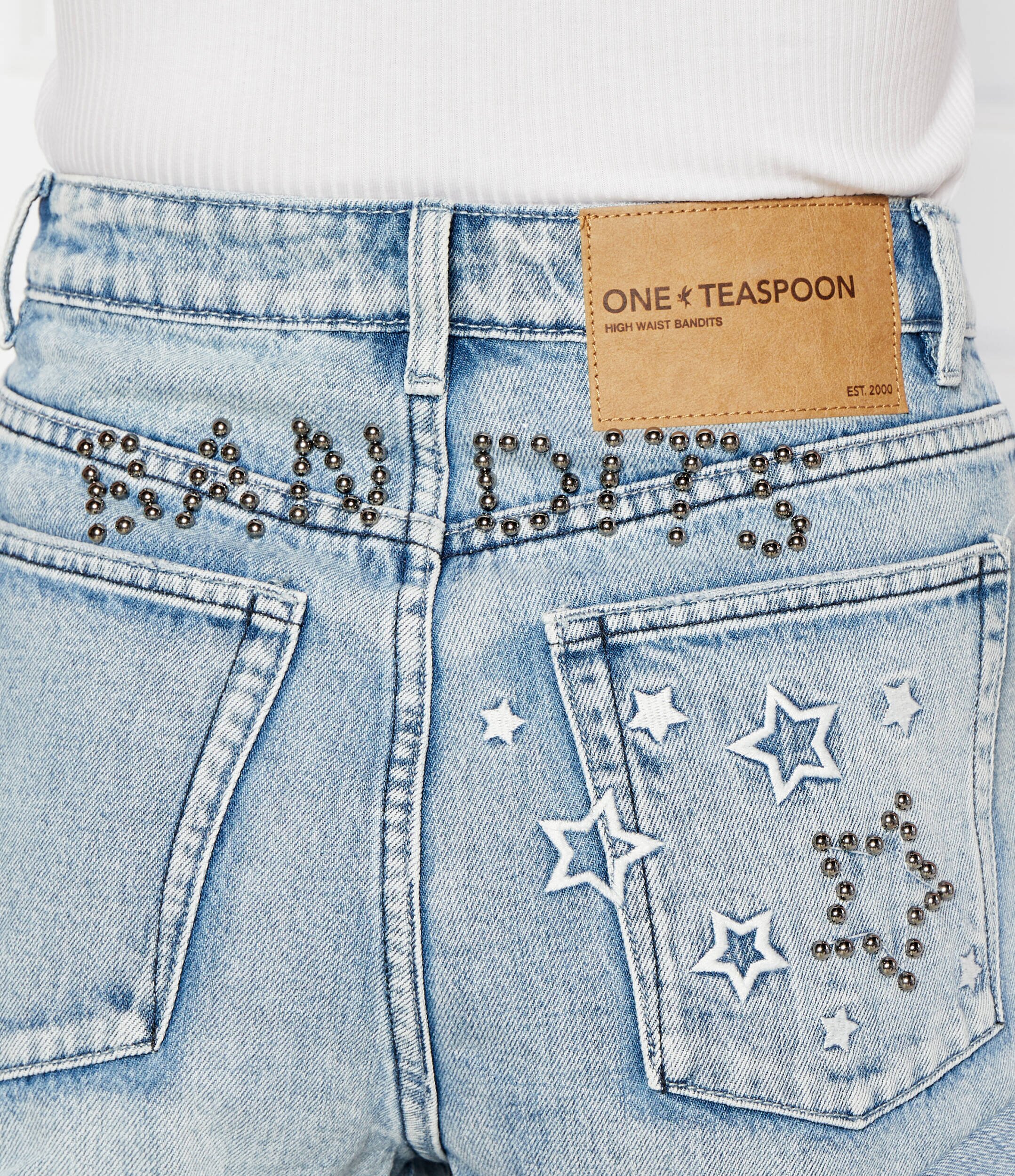 ONE TEASPOON Pantaloni scurți SALTY DOG | Relaxed fit | high waist